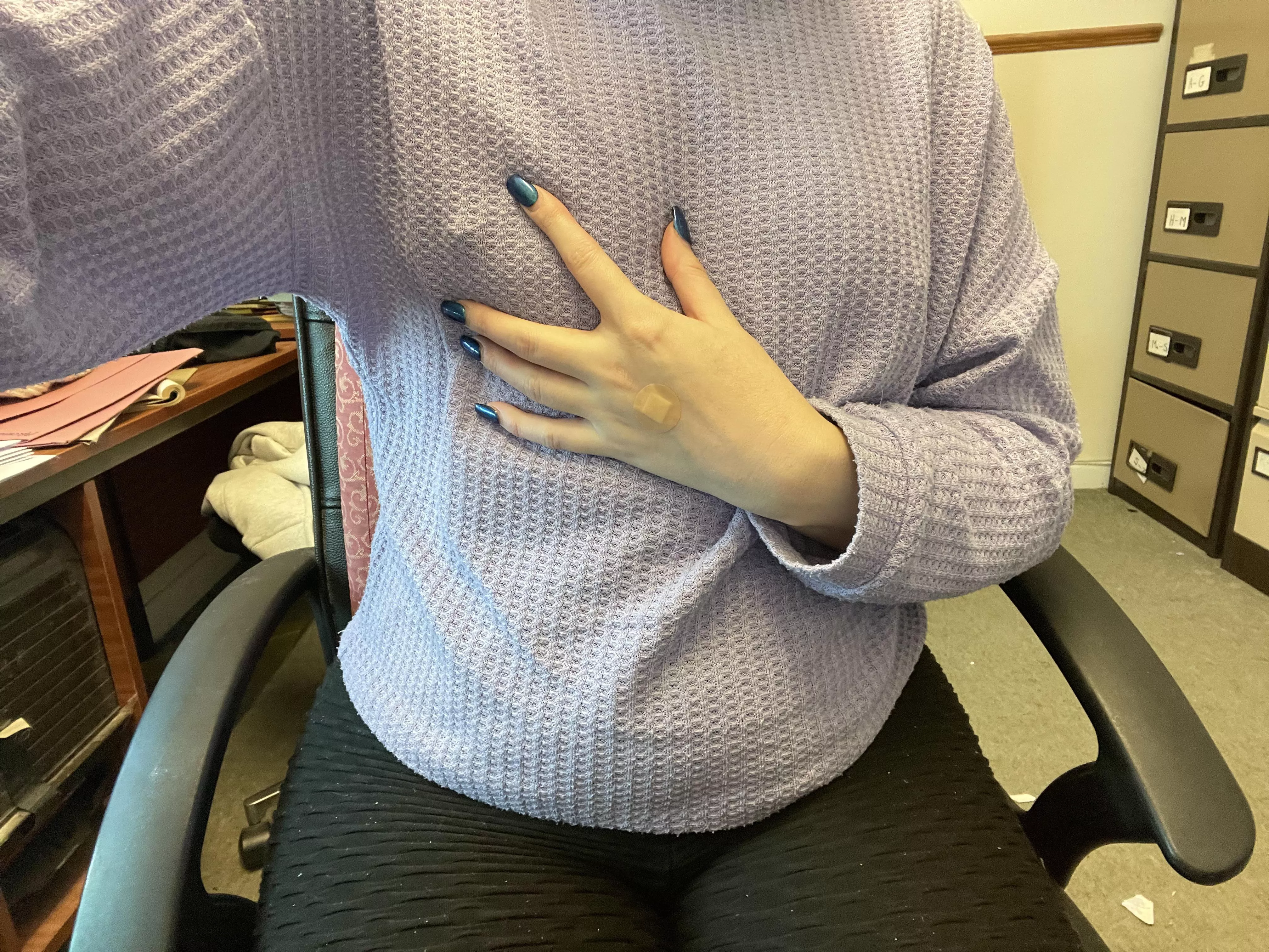 It’s a bit cold in my office today… posted by summerpeachxox