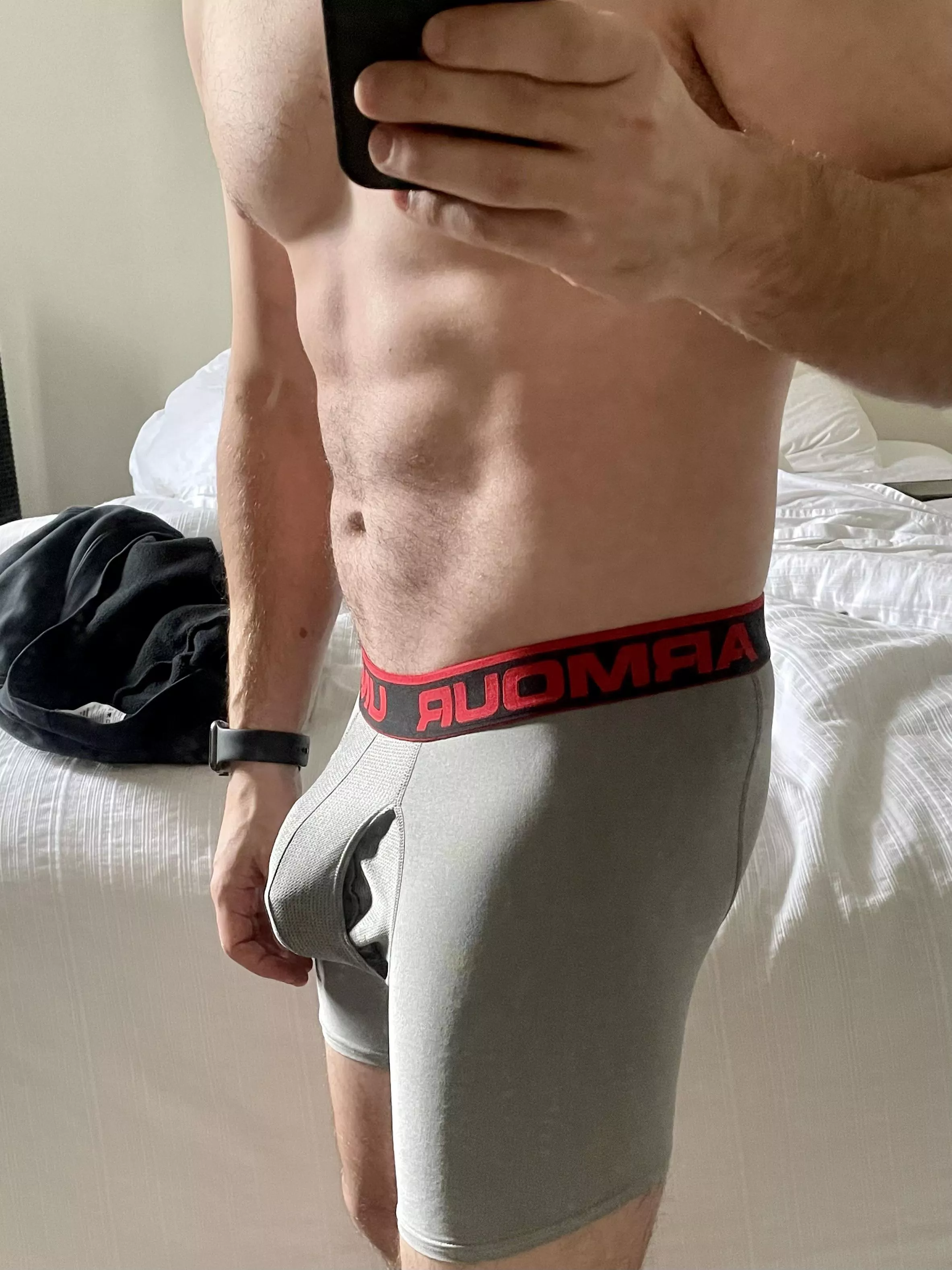 It’s impossible to hide this bulge. But I love catching people staring posted by hornyfish555