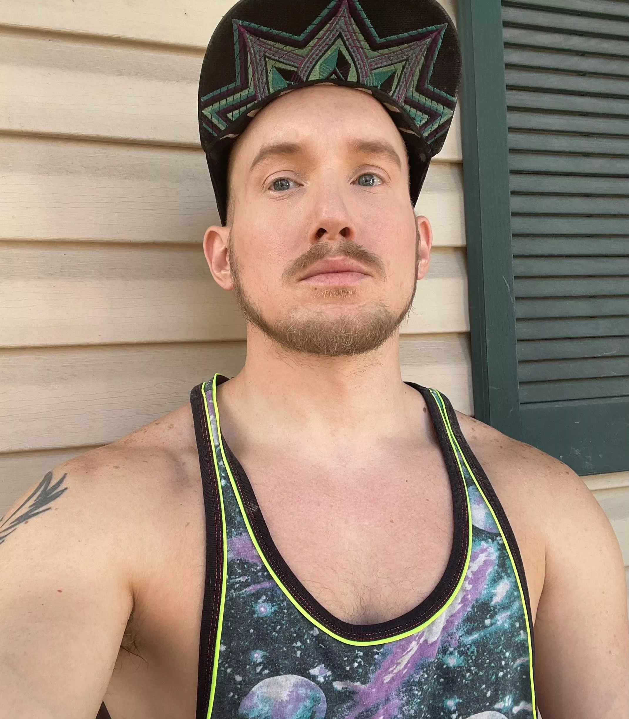 Itâ€™s kinda nice today. Couldnâ€™t resist busting out a tank top for the occasion. posted by diesel_100_