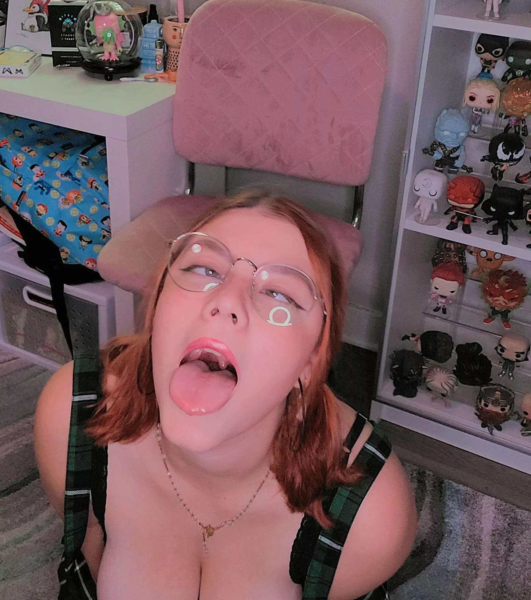 I've been practicing my ahegao, how'd I do? posted by softleeta