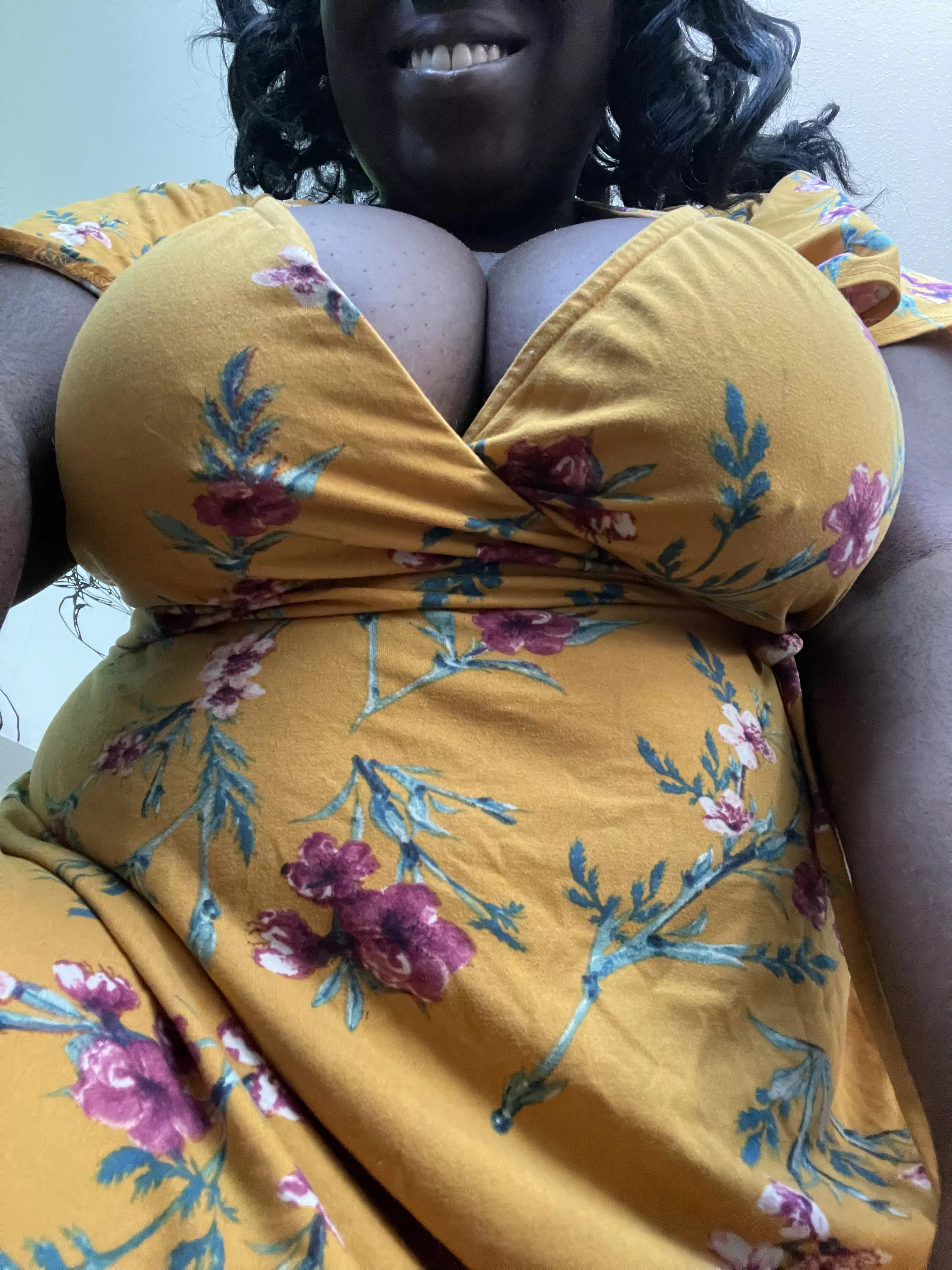 I've been told my tits are distracting in this dress, is that true? posted by eristhestrifequeen