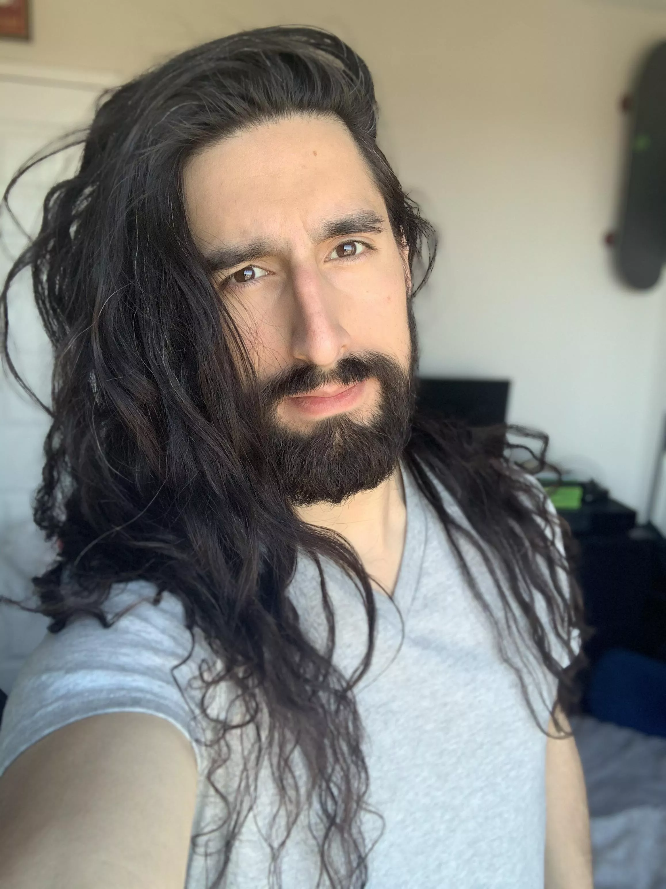 I’ve been told that my hair is quite long, what do you think? posted by therevieee