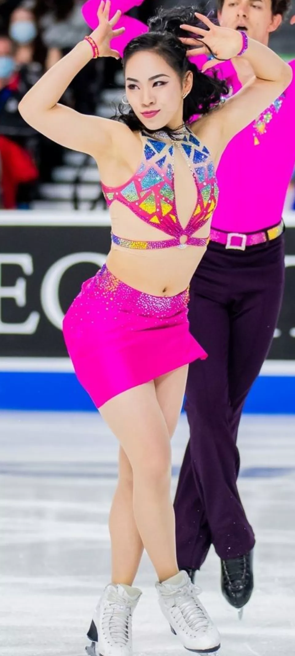 Japanese ice dancer Misato Komatsubara posted by eunderscore