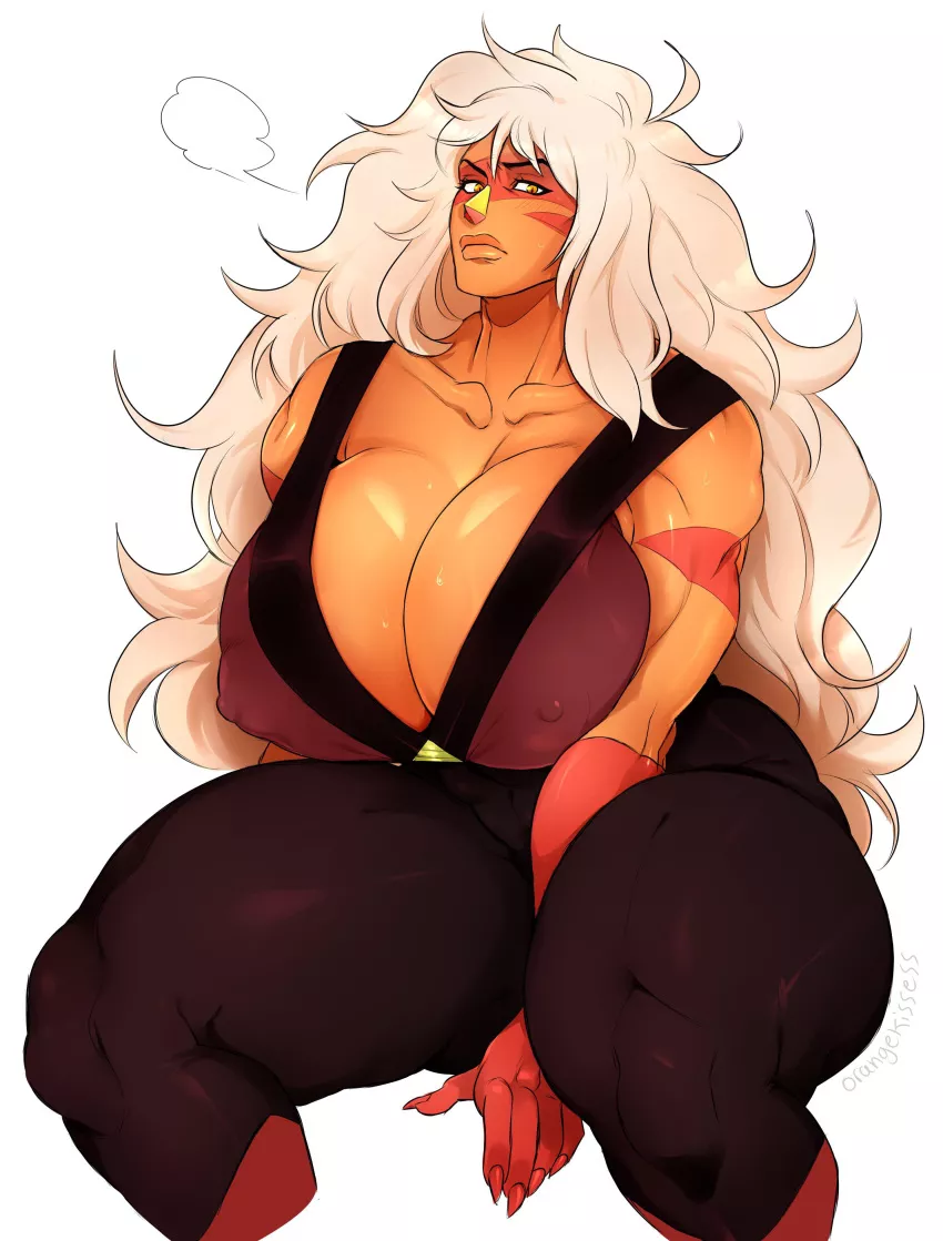 Jasper's outfit is a little tight today (Steven Universe) [orangekissess] posted by FaTHoLeZ