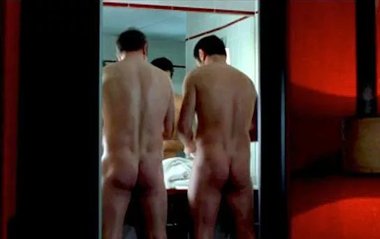 Jean Dujardin & Gilles Lellouche. Actors naked in French film The Players. posted by Sardonicus83