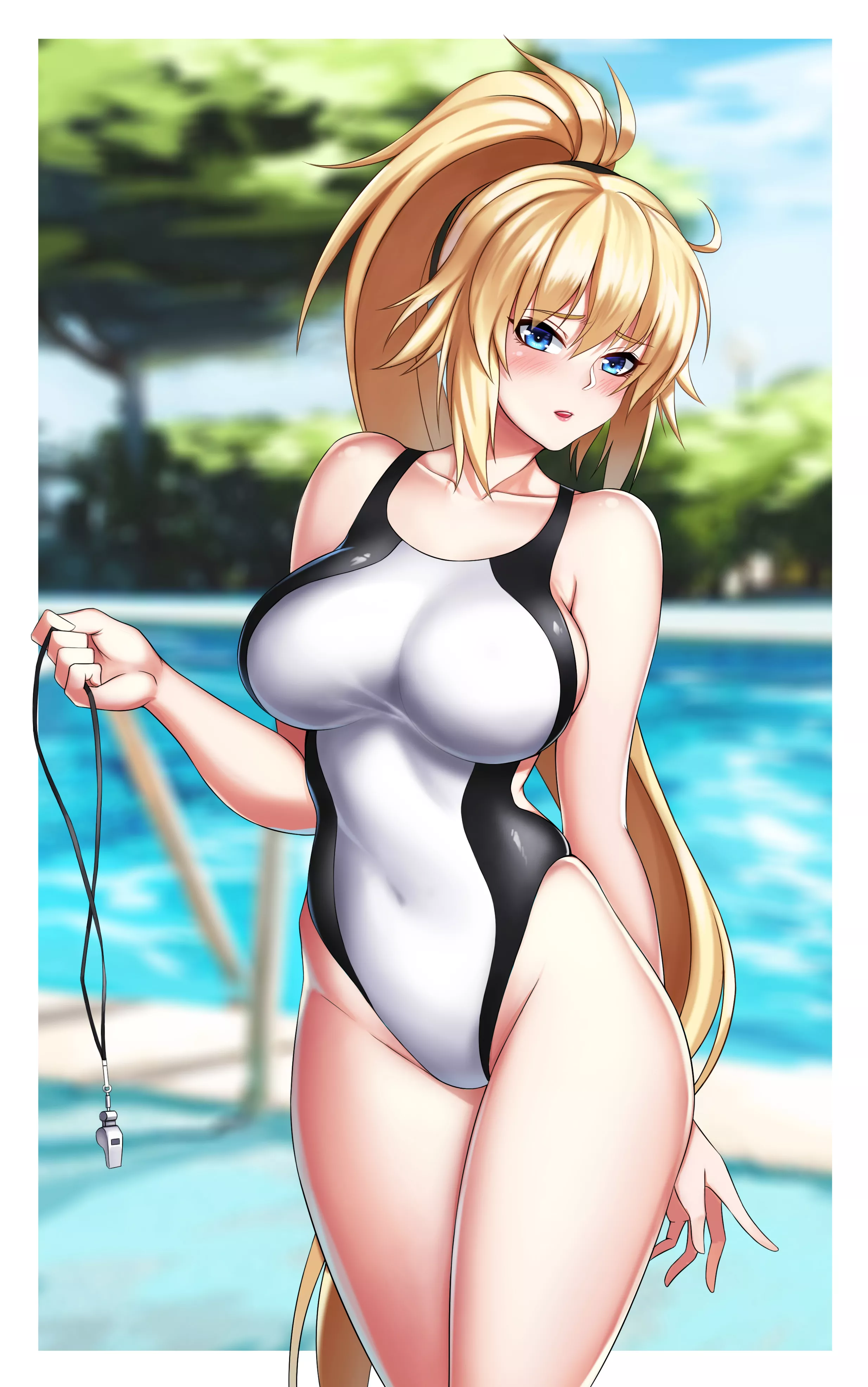 Jeanne D'Arc Competition Swimsuit (Xiao Gen) [Fate] posted by sequence_string