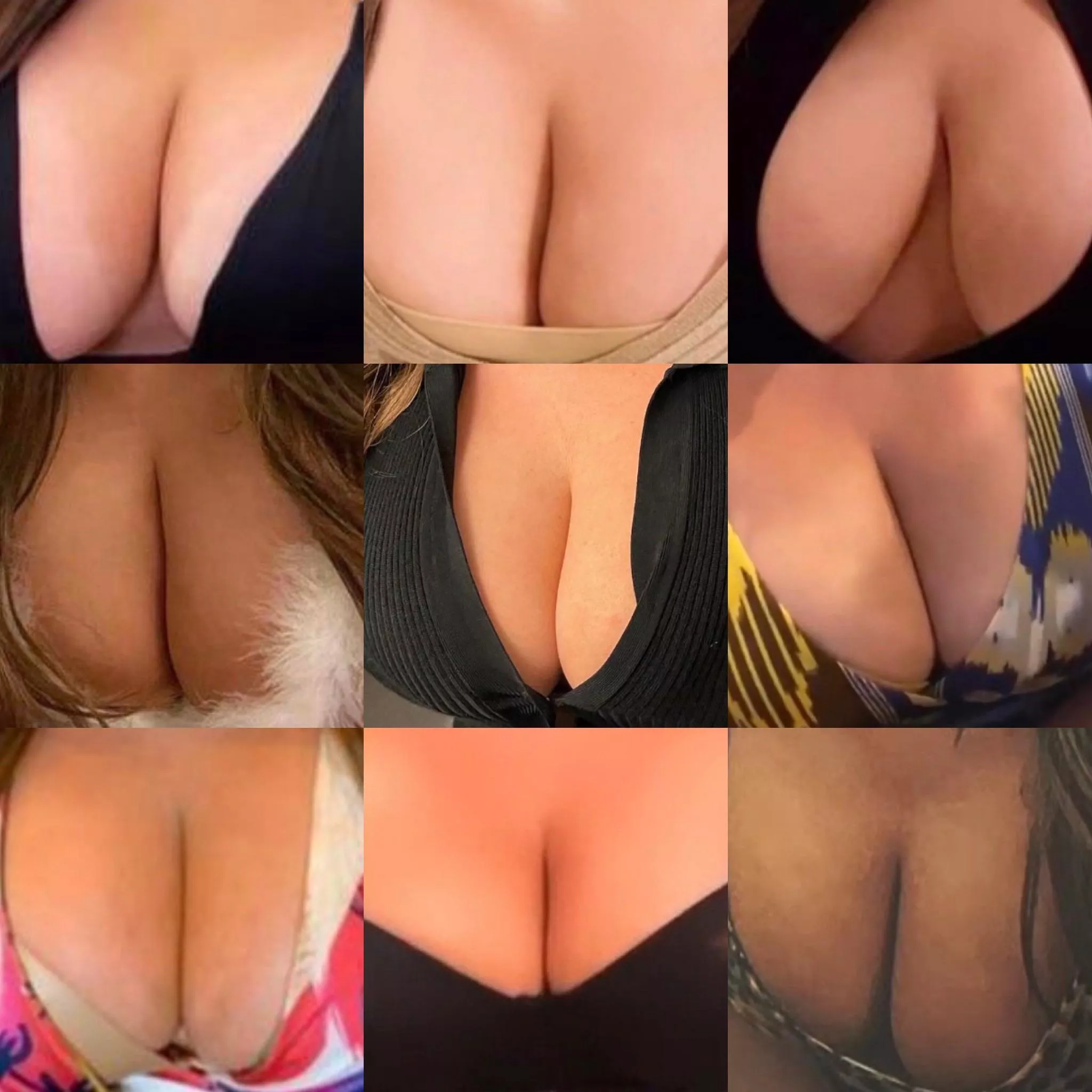 Jenni’s fat melons collage posted by mistersimple101