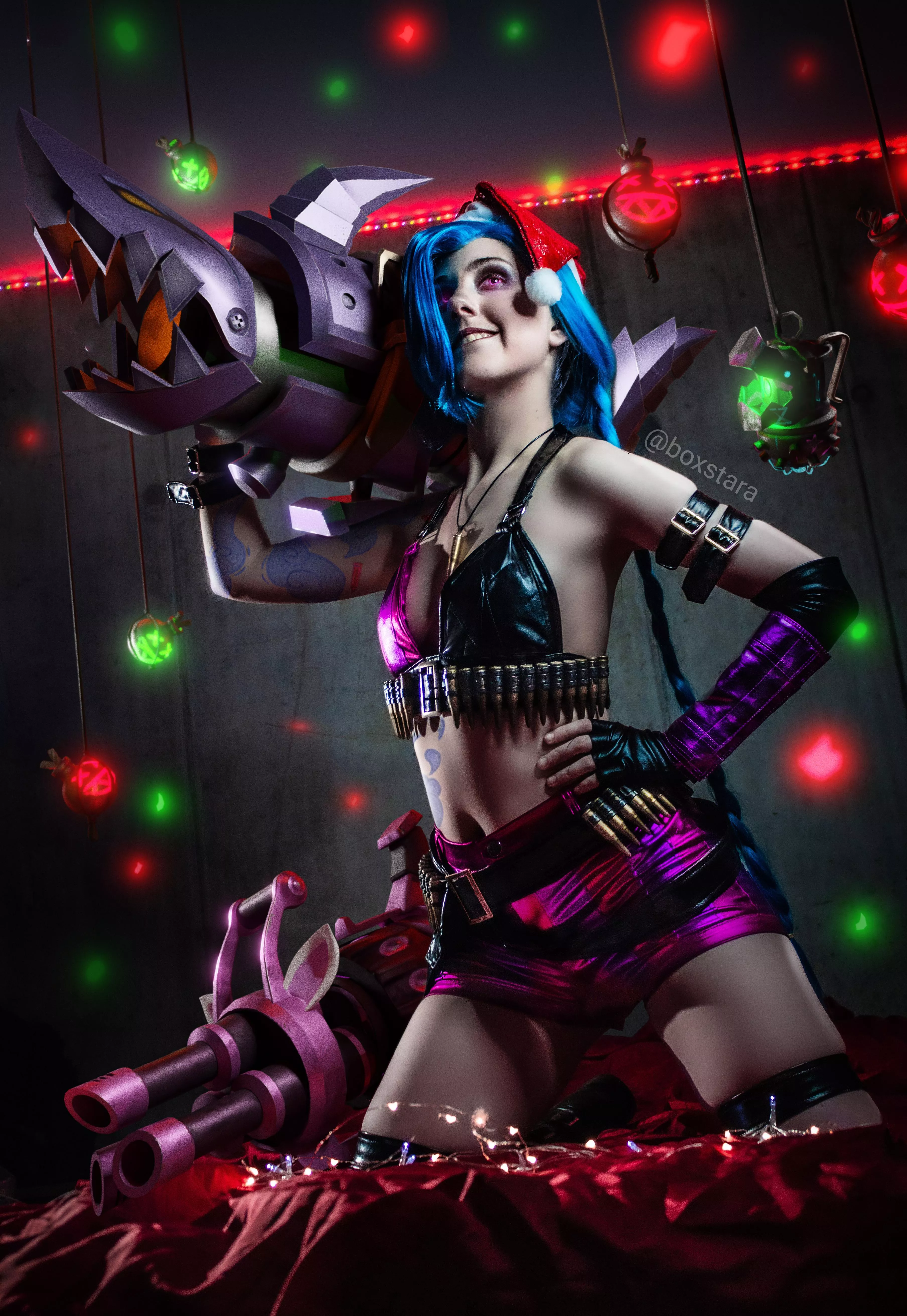 Jinx Christmas Cosplay by Boxstara posted by nonnies11