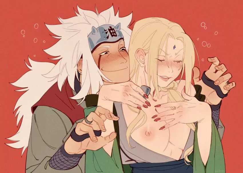 Jiraiya and Tsunade: Drinking Games posted by -JellyKnight-