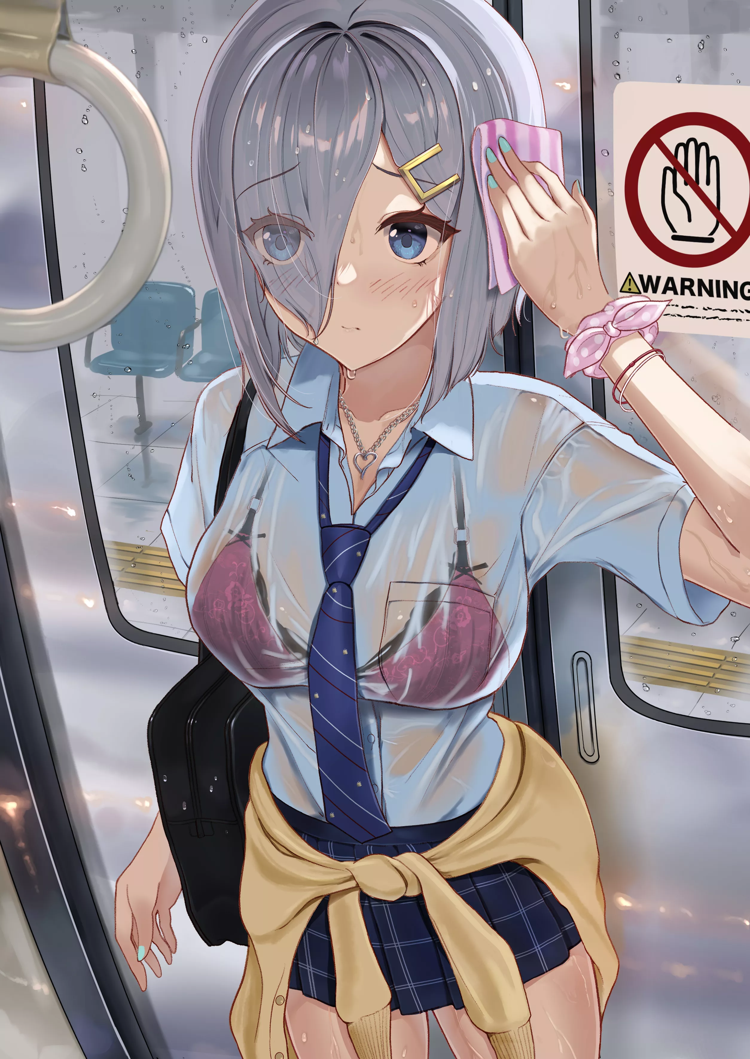 JK Hamakaze forgot her umbrella (Taki Rentaro) [KanColle] posted by llamanatee