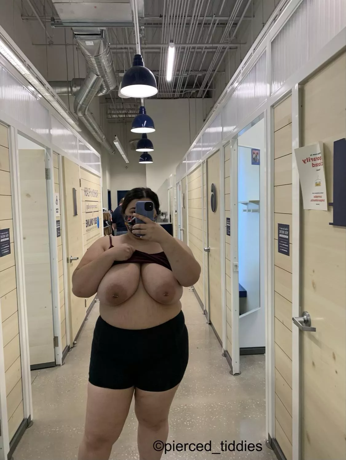 Join me in the changing room? I need help with something. posted by pierced_tiddies