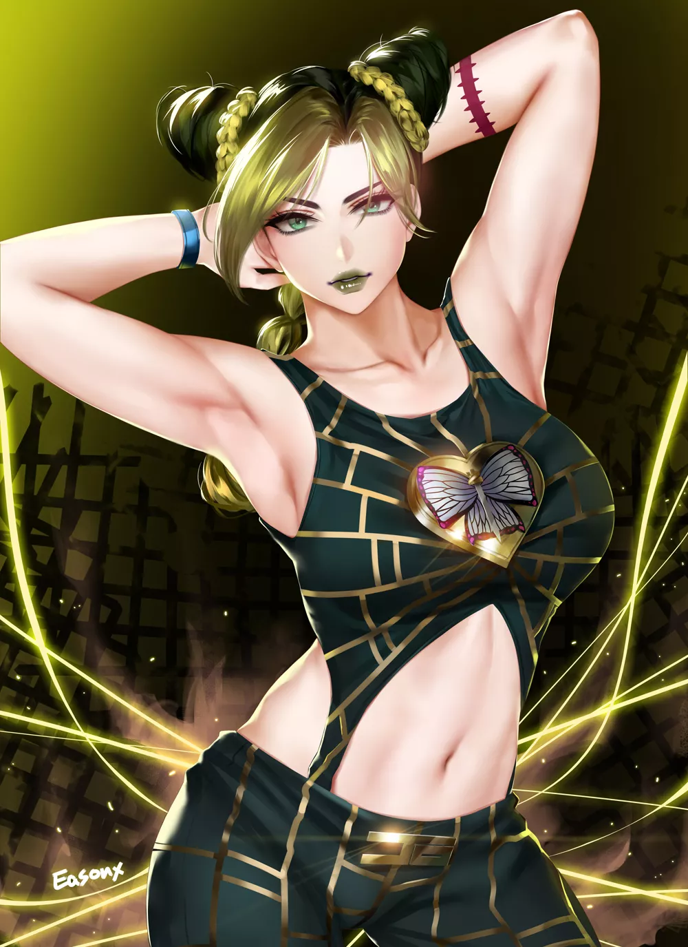 Jolyne Cujoh (JoJo's Bizarre Adventure: Stone Ocean) posted by MeDahMann