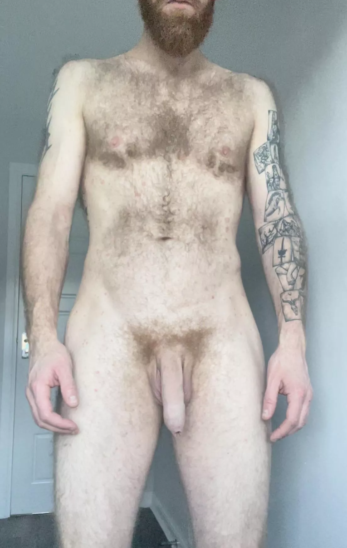 Just a hairy guy with no clothes on 😜 posted by gbrad1983