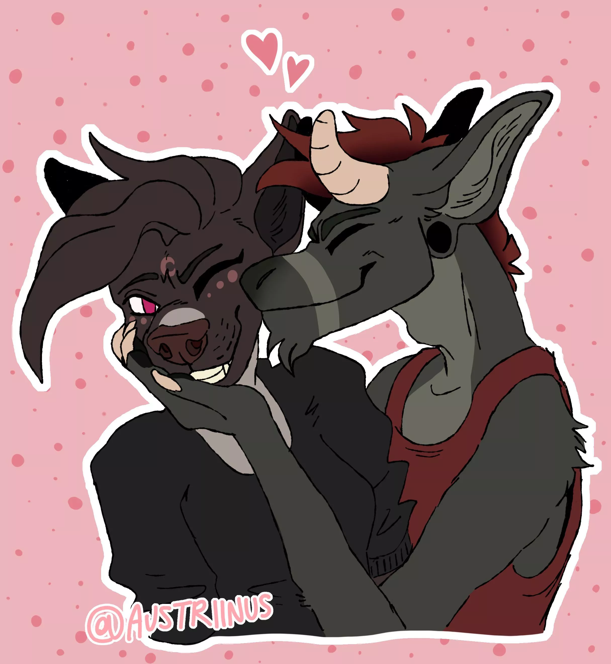 just a little something for me and my bf, art by me posted by fiendishfauna