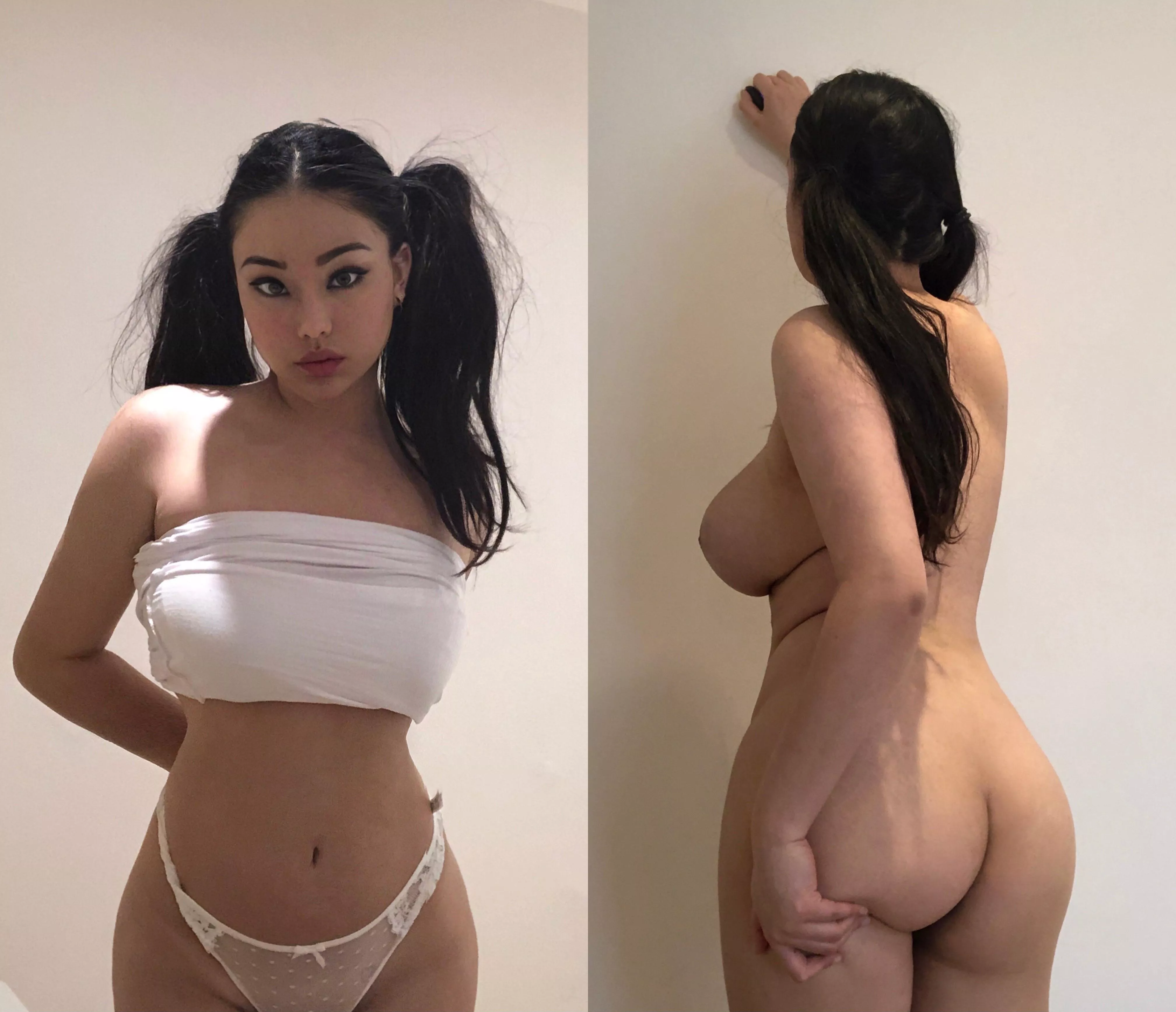 Just a petite asian fuck doll showing you her ass and side tits🥺 posted by bellagloover