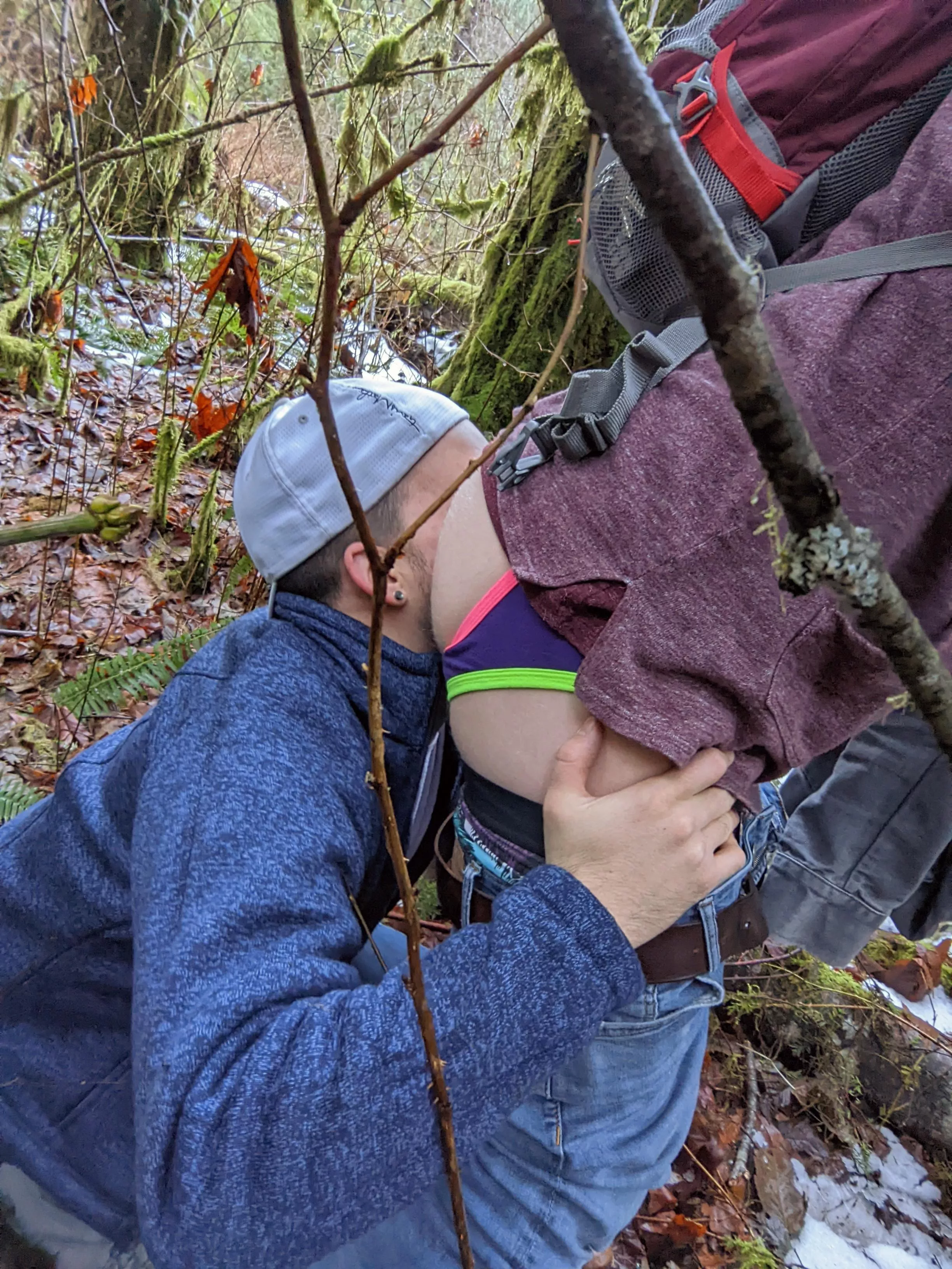 Just a quick break on our hike posted by jarrodab