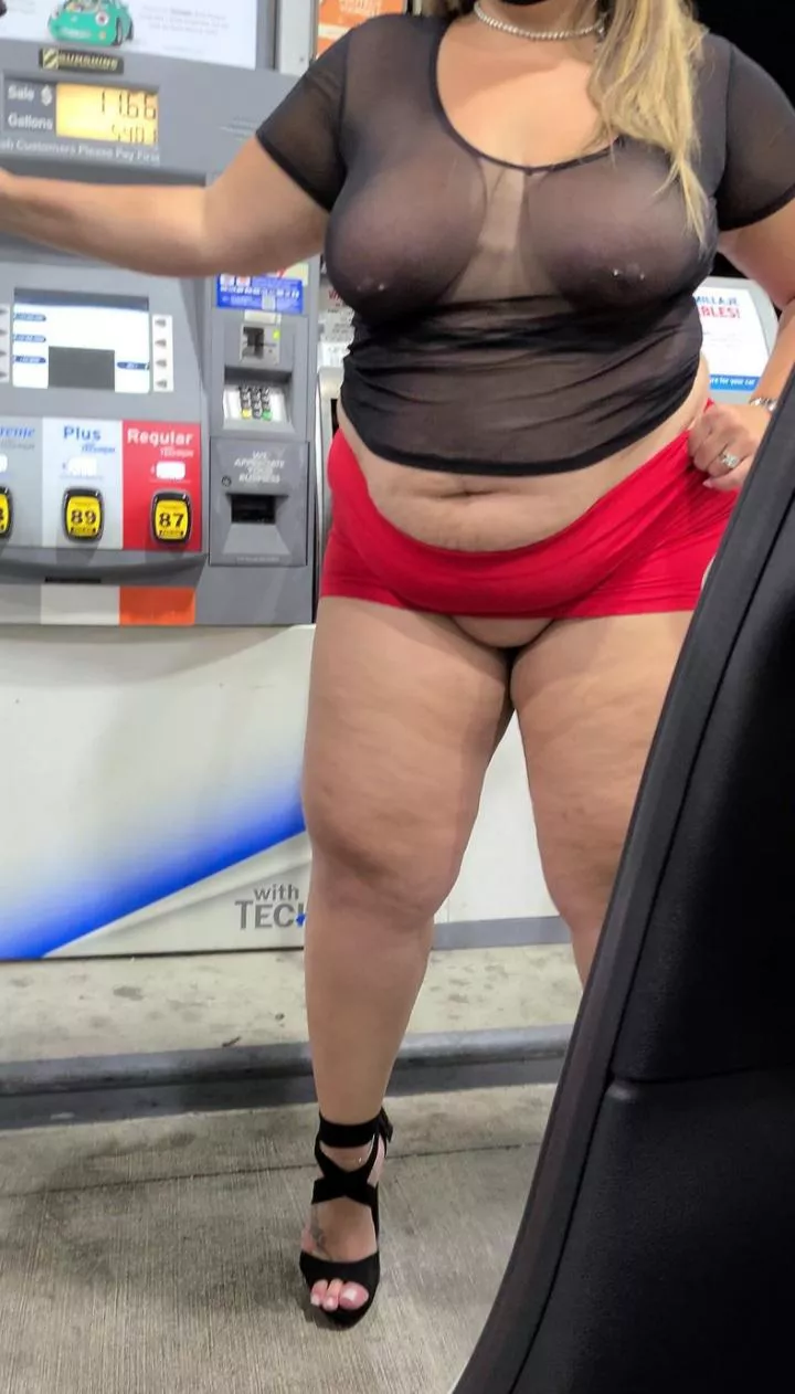 Just a quick stop for gas and maybe some dickðŸ¤ž posted by dirtymomof2