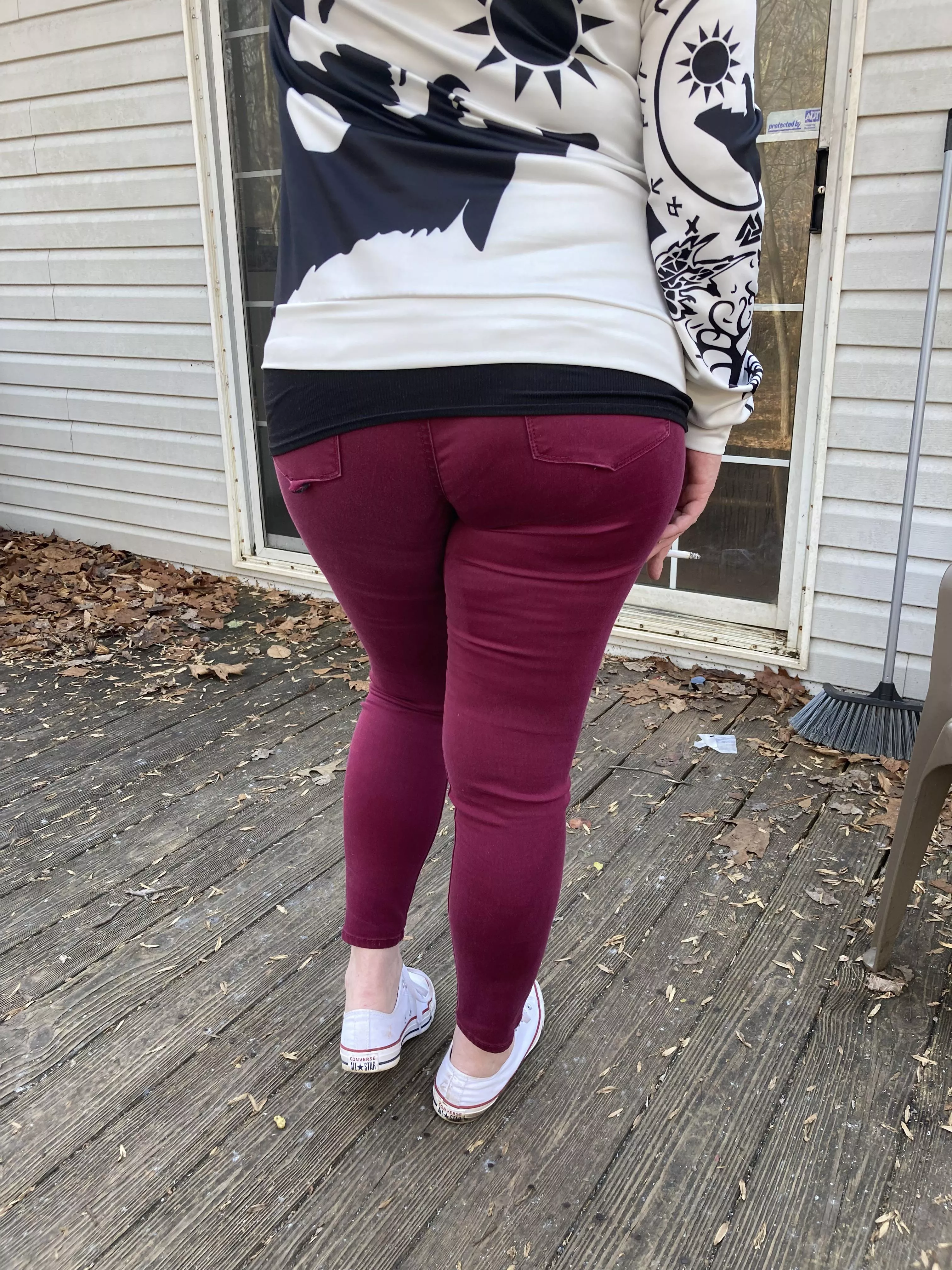 Just a slut with a beautiful ass that enjoys a smoke! Did you even notice the cigarette at first glance posted by funGBcouple