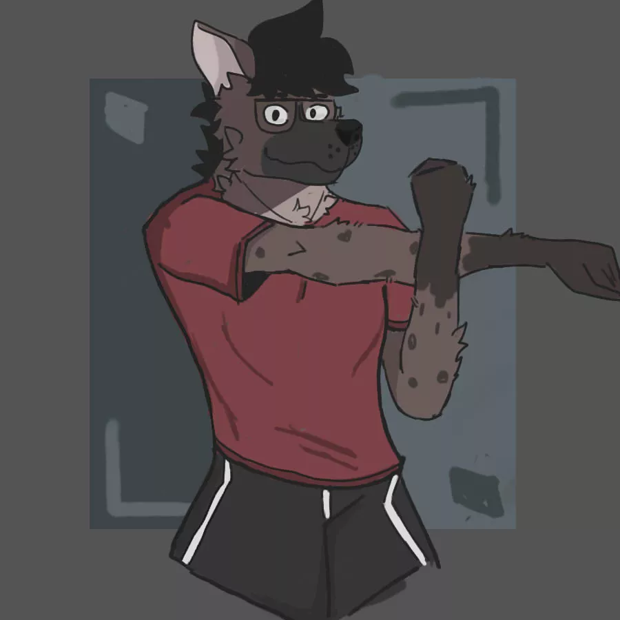 Just because i don't exercise Don't mean that my fursona need to have the same bad habits. (I am trying get better in light and shadow but it's truly hard to me 😭😭). posted by I_whant_to_draw