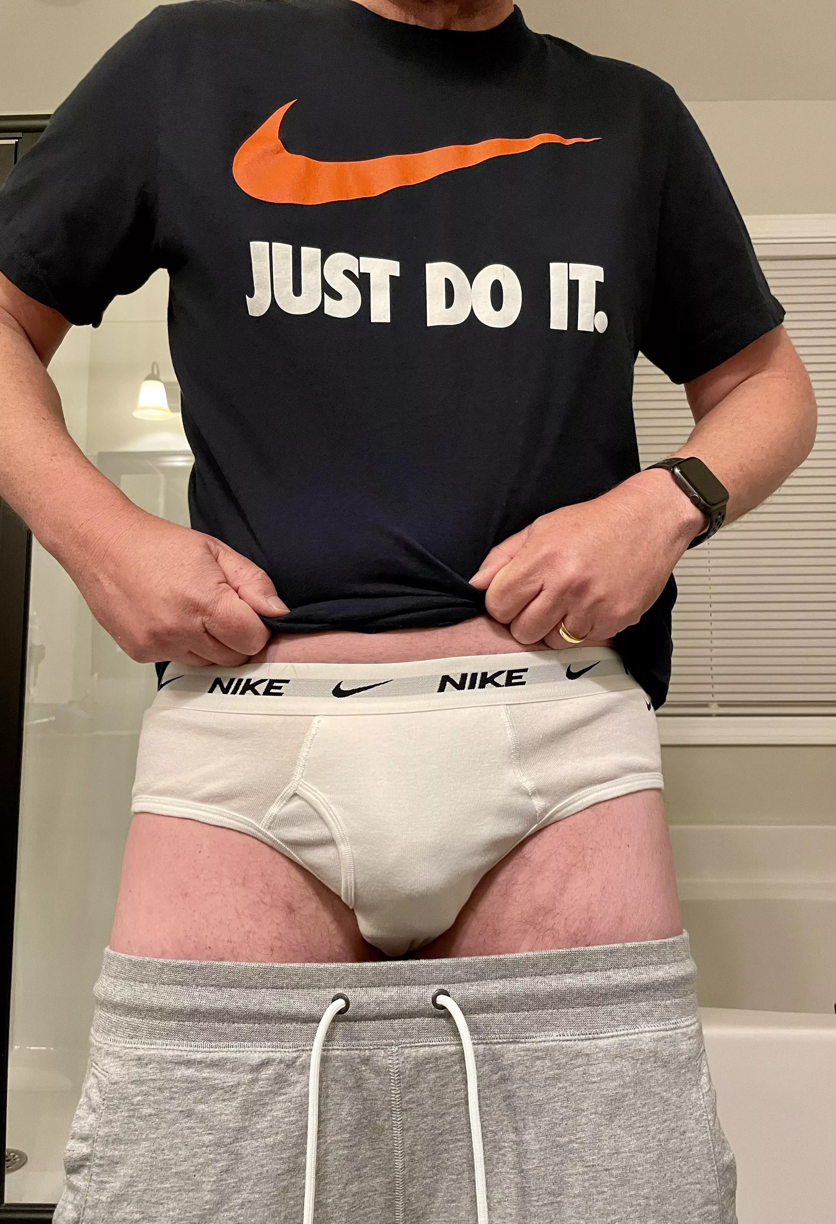 Just Do It in Nike briefs! posted by StifflersBiDad