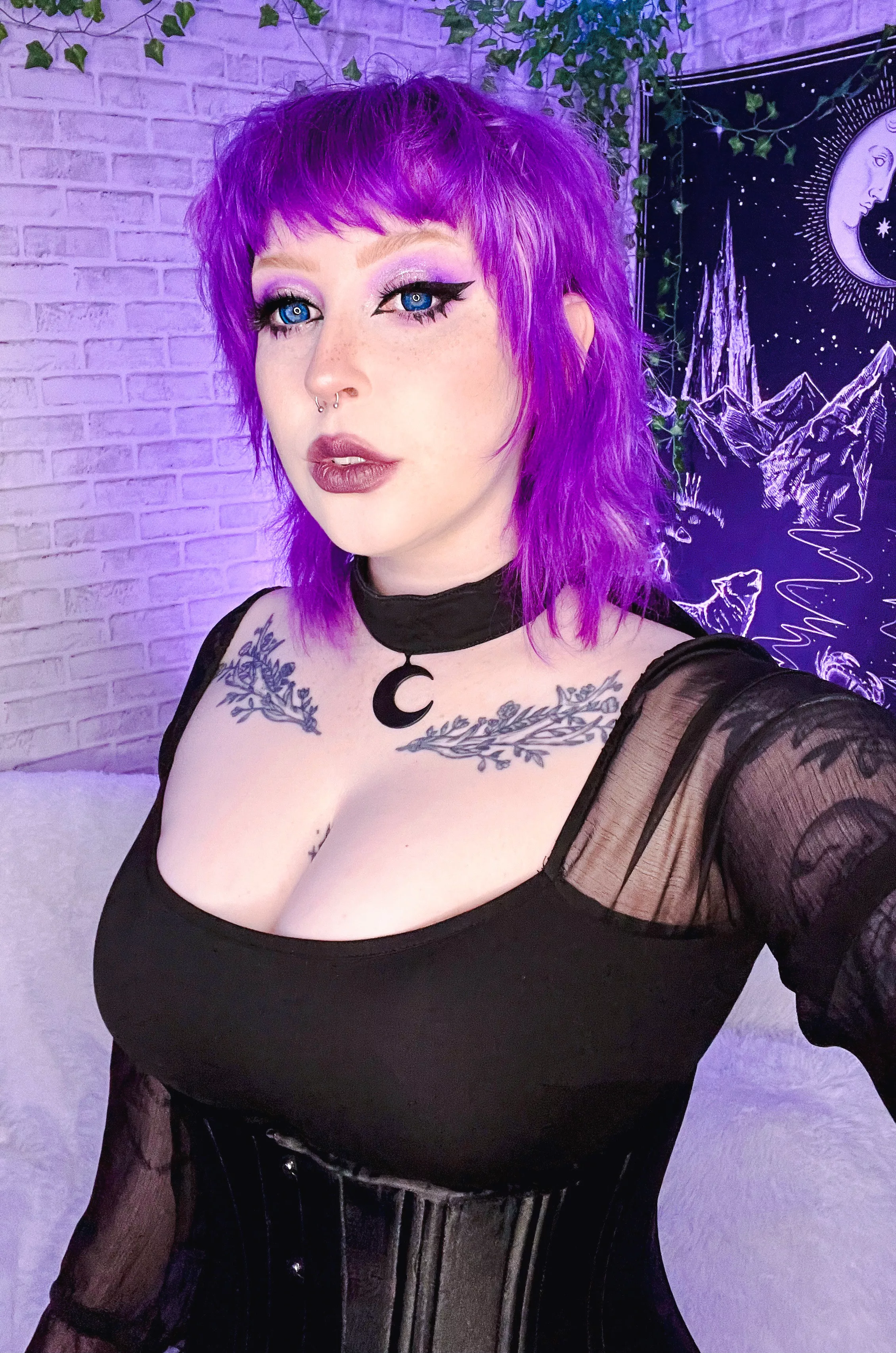 just dyed my hair, do you like it? posted by gothpixi