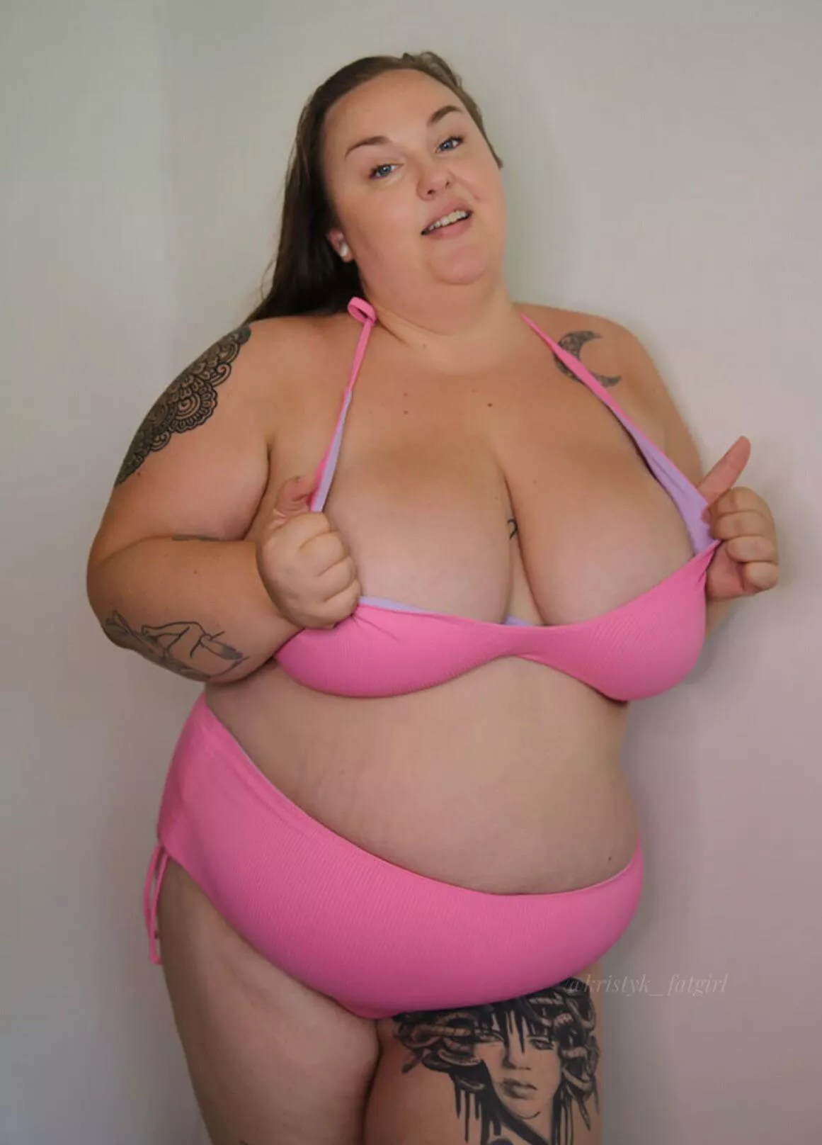 Just enjoying this pink bikini! 💗 posted by Kristyk_fatgirl