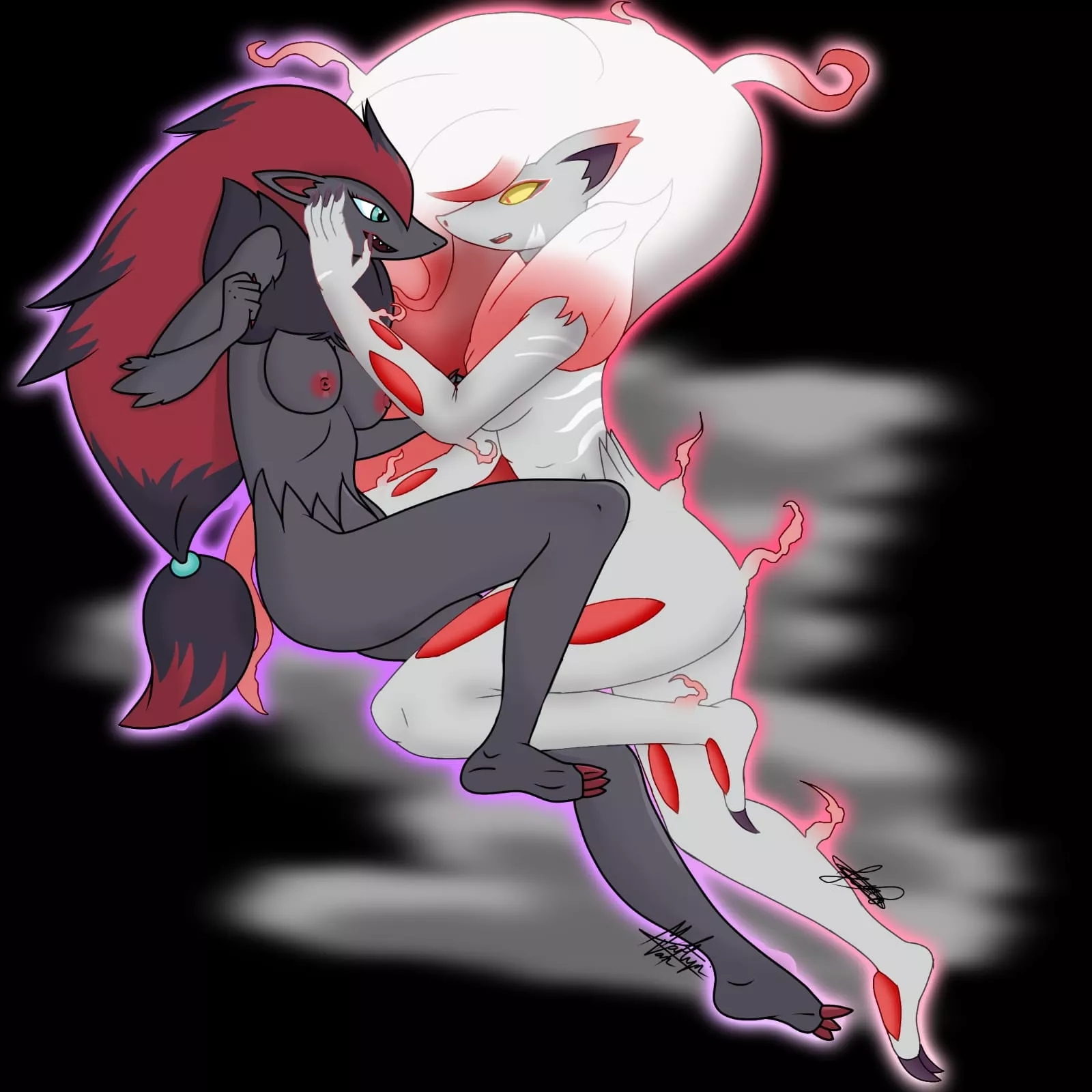 Just finished a collaboration drawing of Zoroark, hope you like it [OC] posted by Omar_Avila