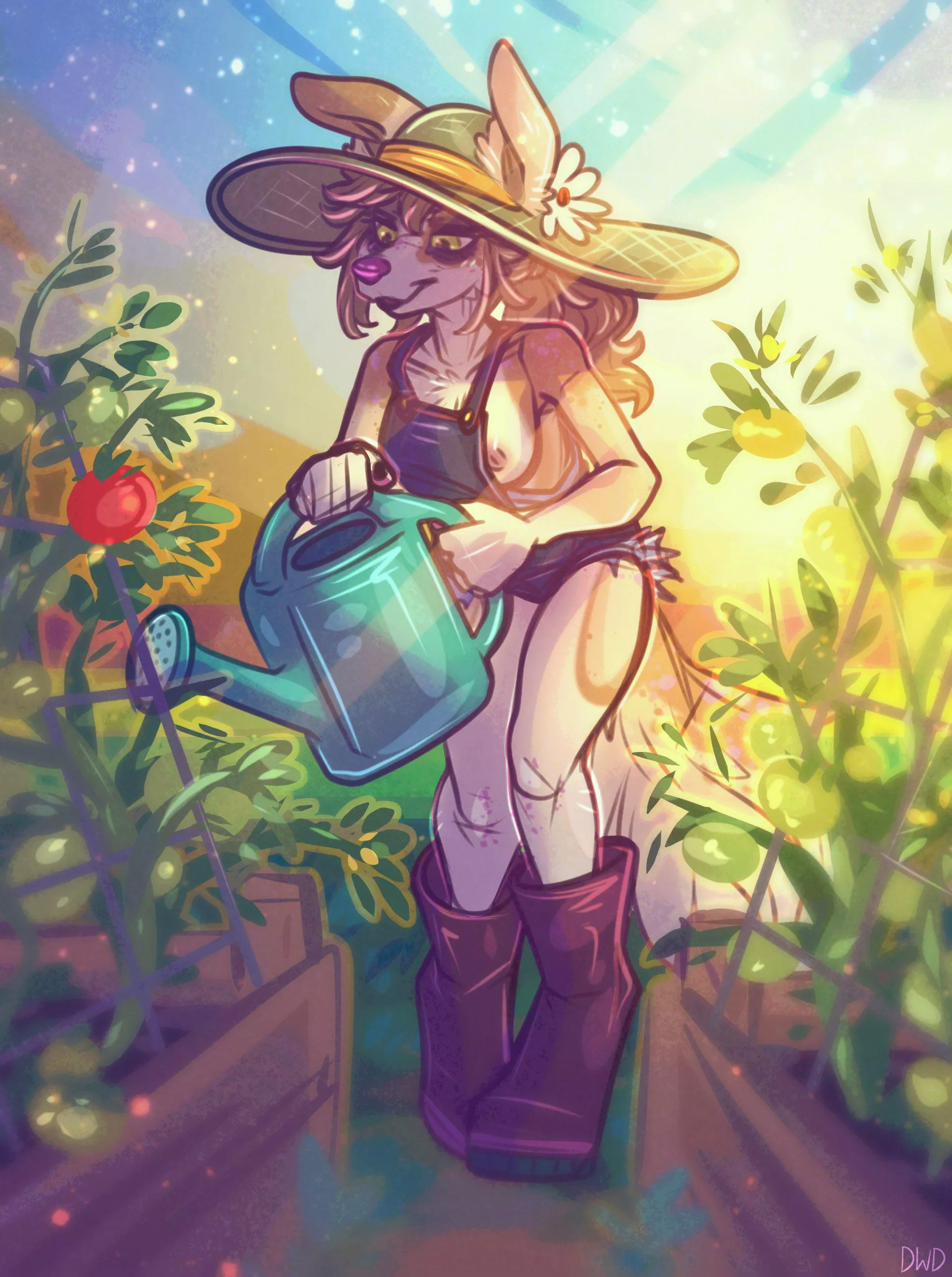 Just Gardening [F] (Dimwitdog) posted by 5headedragon