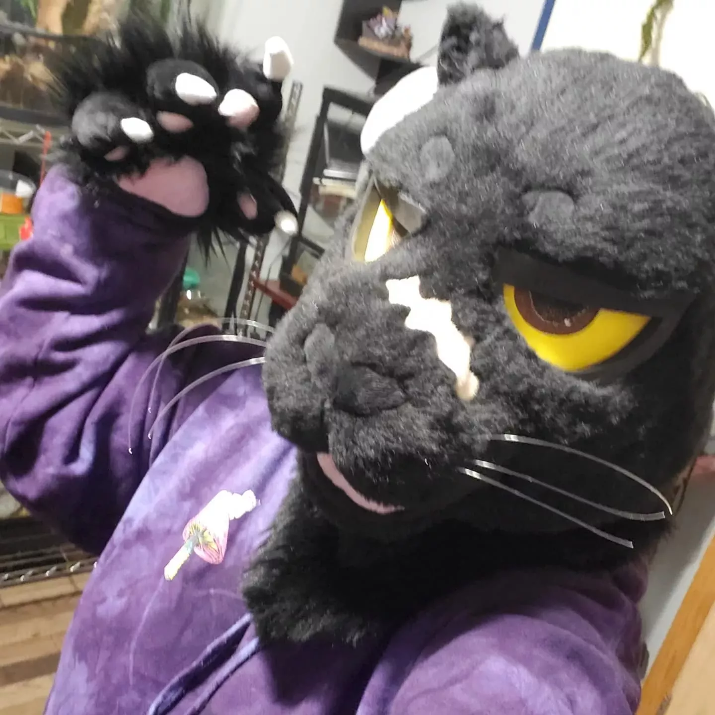 just got my first fursuit! posted by snarlbros