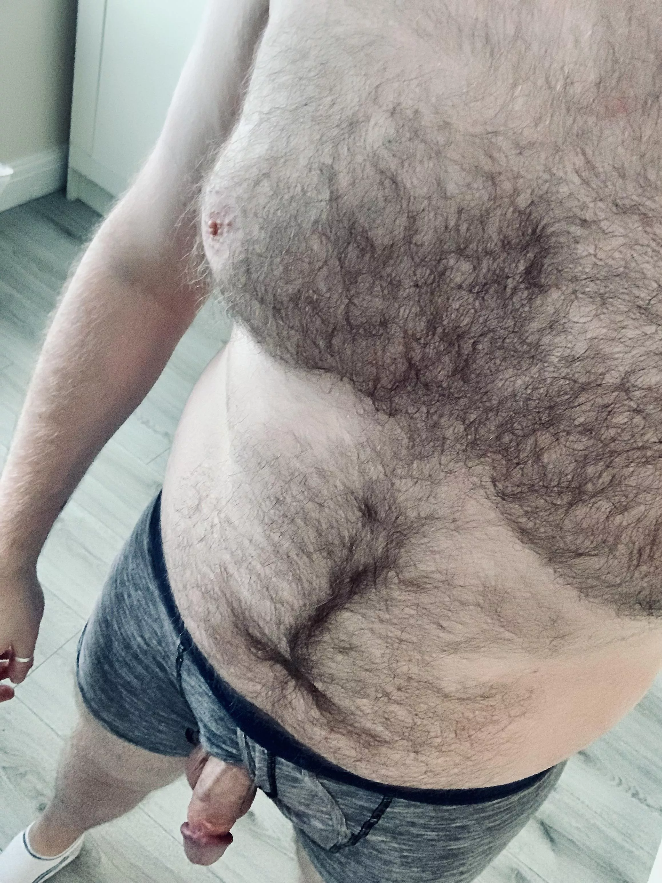 Just hanging out! Come check out more naughty stuff on my profile! 😜🤓 posted by TheHairyBeef