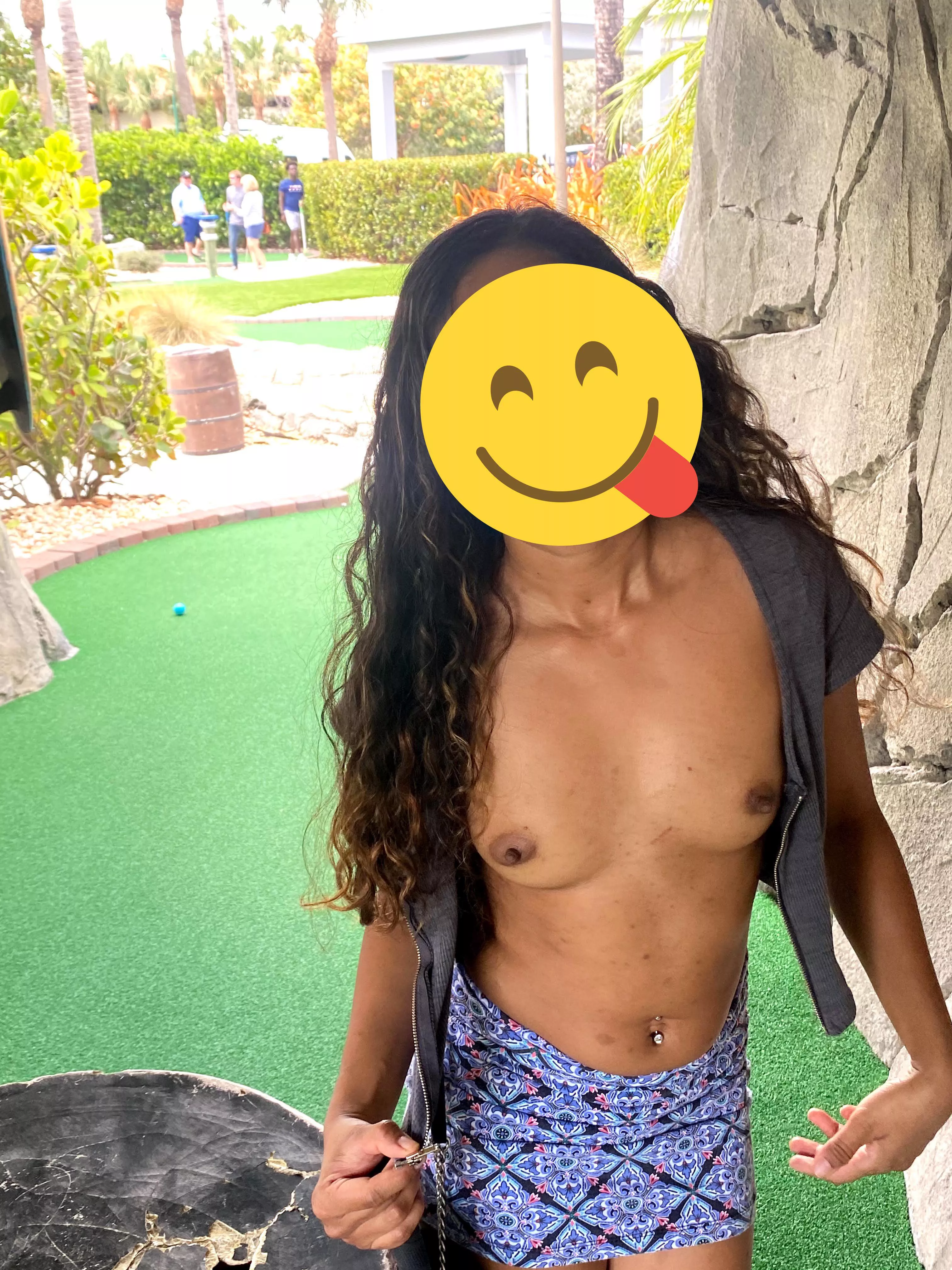 Just having fun playing mini golf 😁 posted by NakedGun69