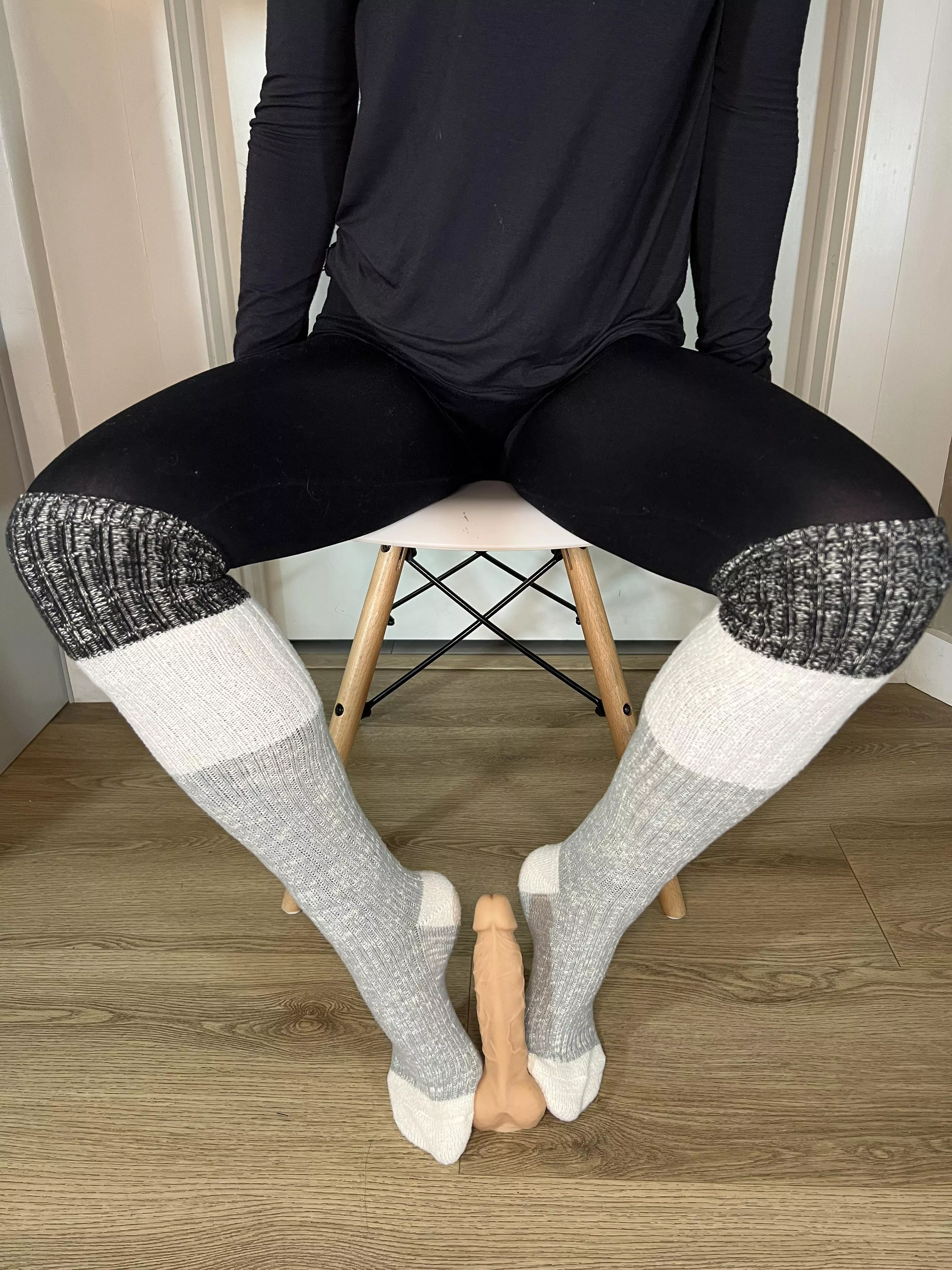 Just imagine these soft socks rubbing you up and down 😇 posted by JackiesCuteFeet