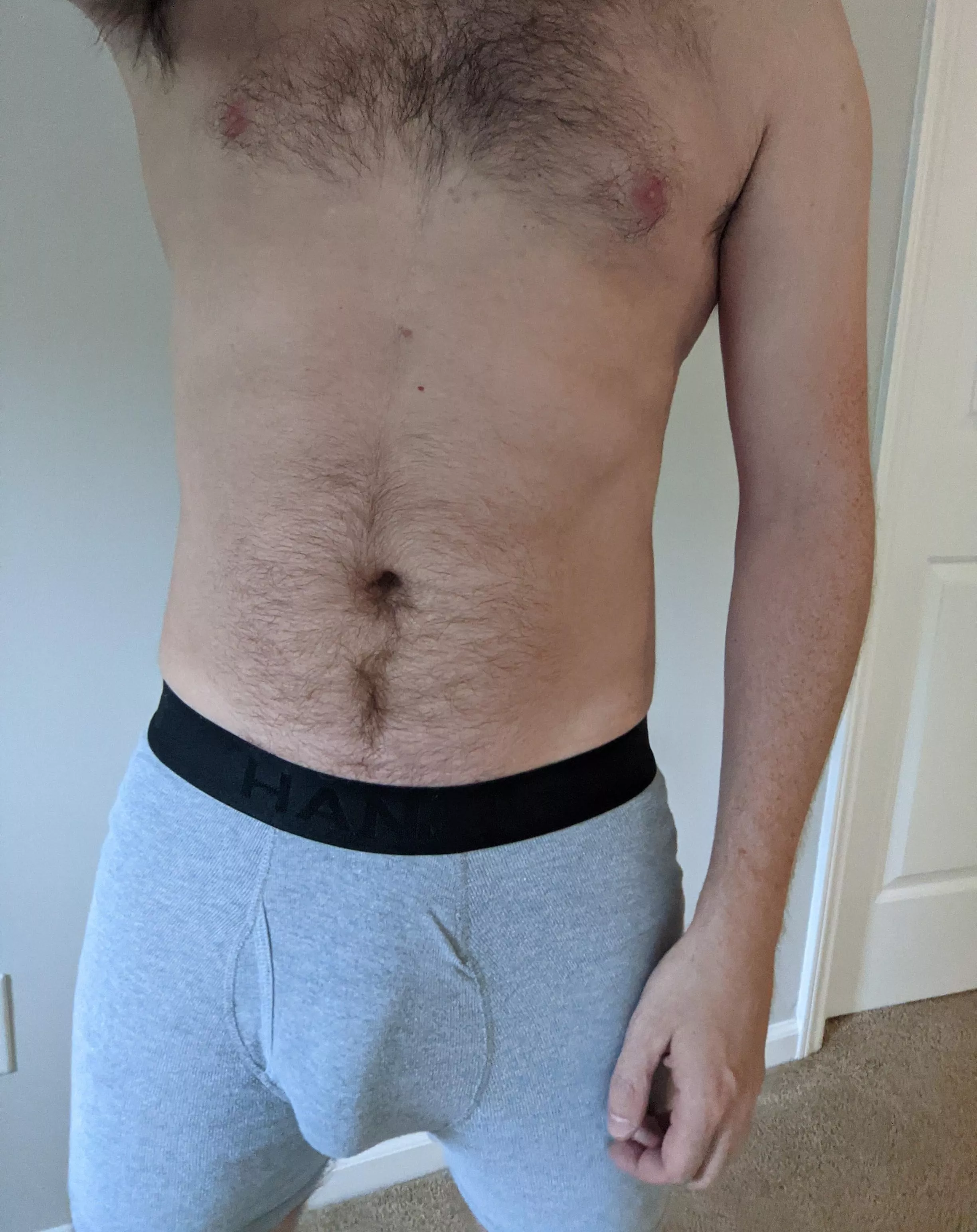 Just my dadbod in my underwear... Am I doing this right? [35] posted by mythrowaway8ty