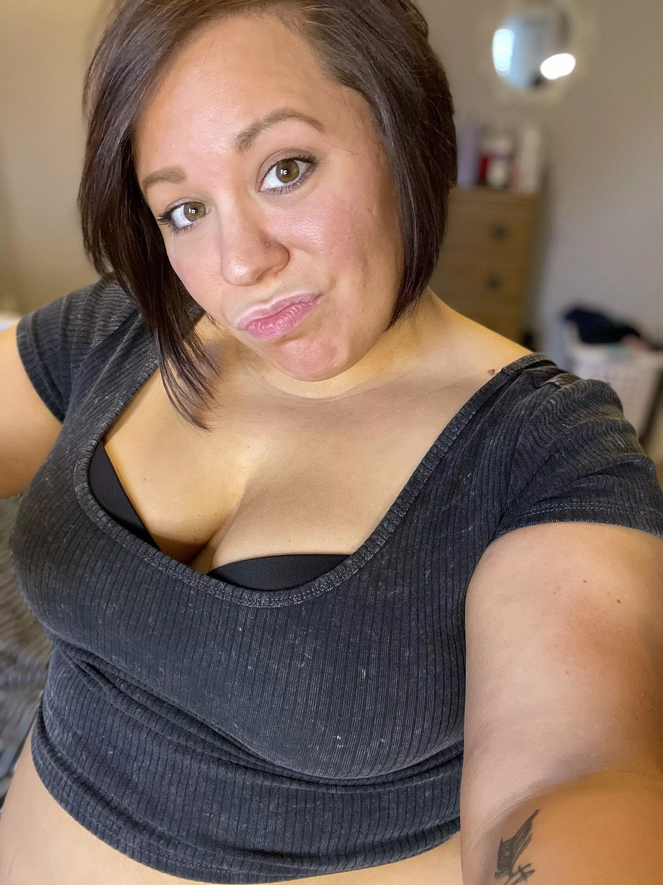 Just some BBW mommy fun on Selfie Saturday!! posted by mascara_and_coffee