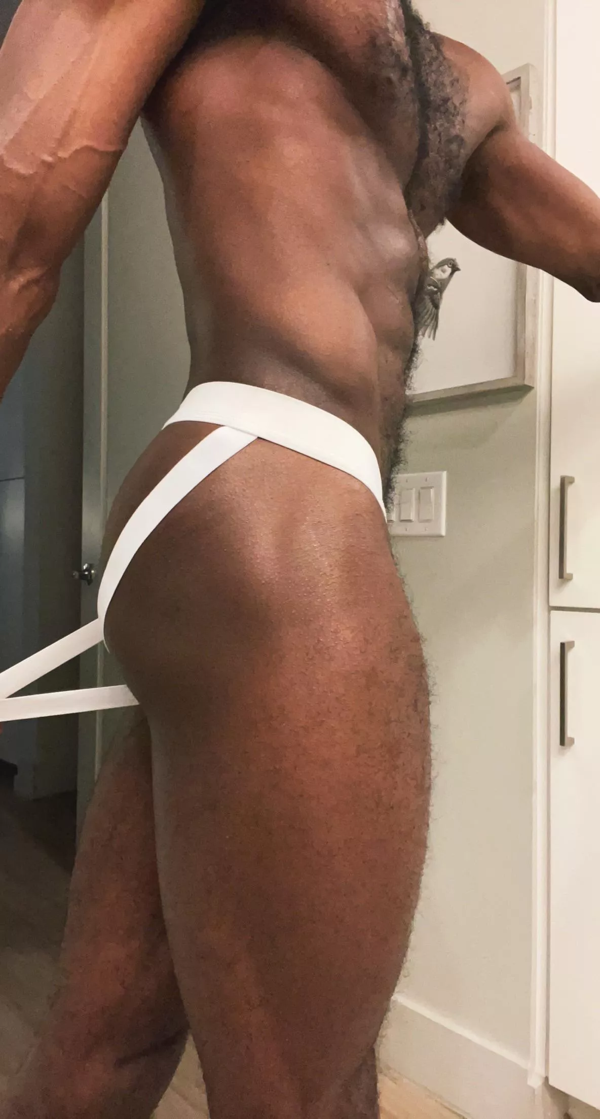 Just wearing my tight whites! What do you think? posted by gymds