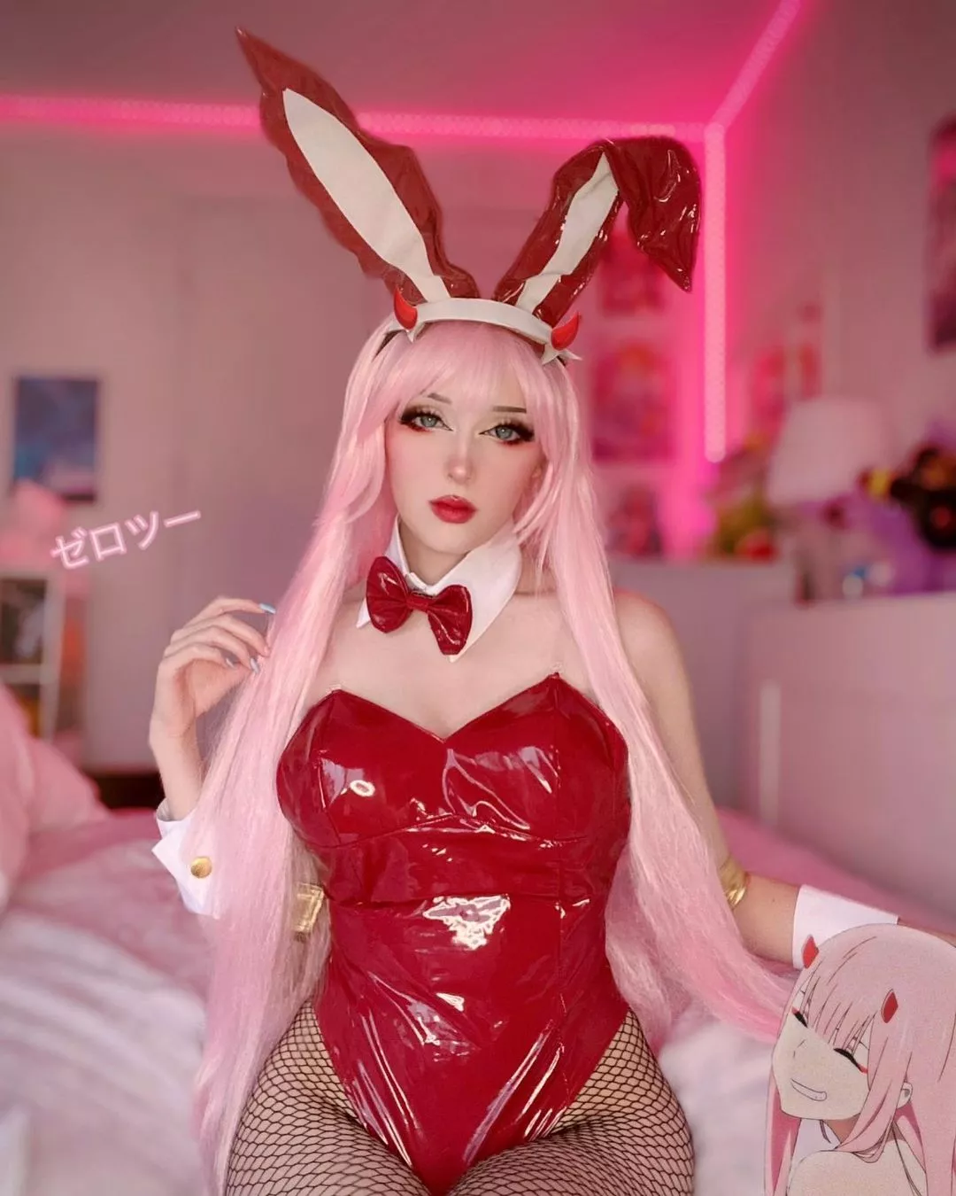 Juvartsy as Zero Two, Darling in The Franxx posted by NationPresident