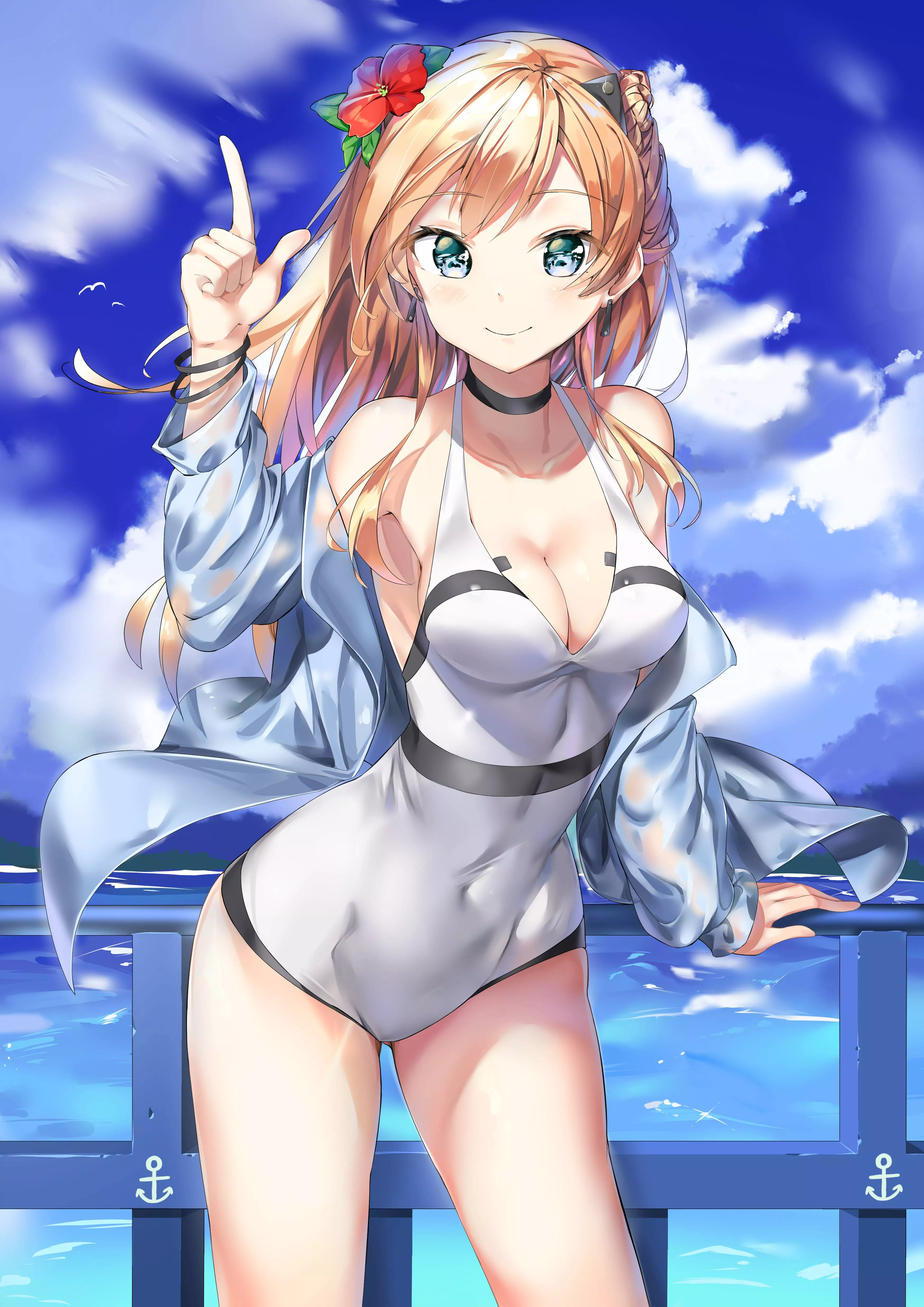 K5 Skin Tight Swimsuit (Kuse) [Girls Frontline] posted by sequence_string