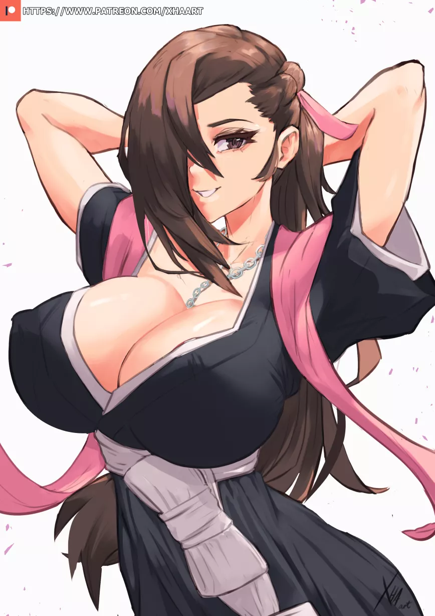 Kagero in Rangiku's Outfit (XHAart) posted by XHAart