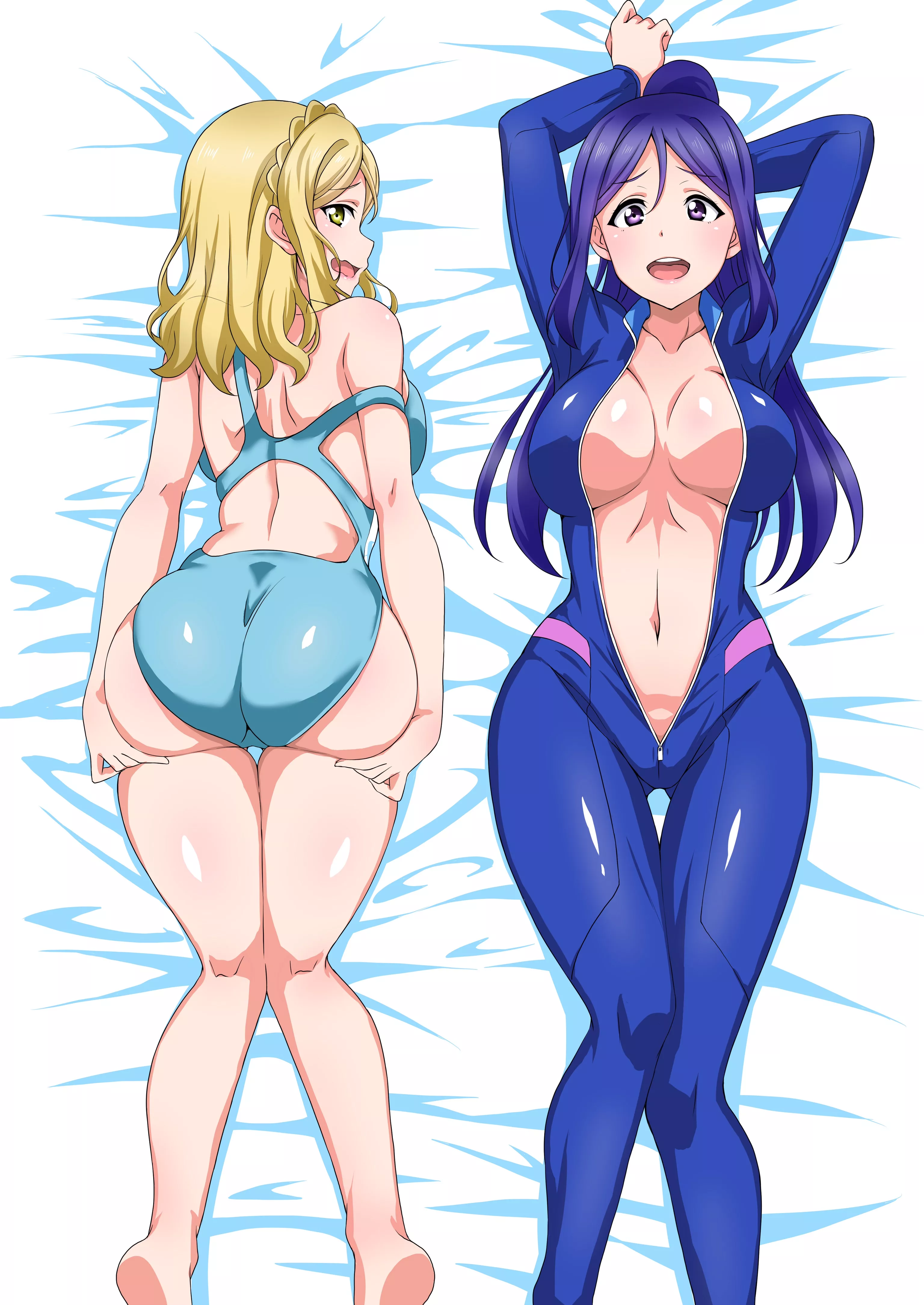 Kanan And Mari Swimsuit Fun (Kotokoto) [Love Live!] posted by sequence_string