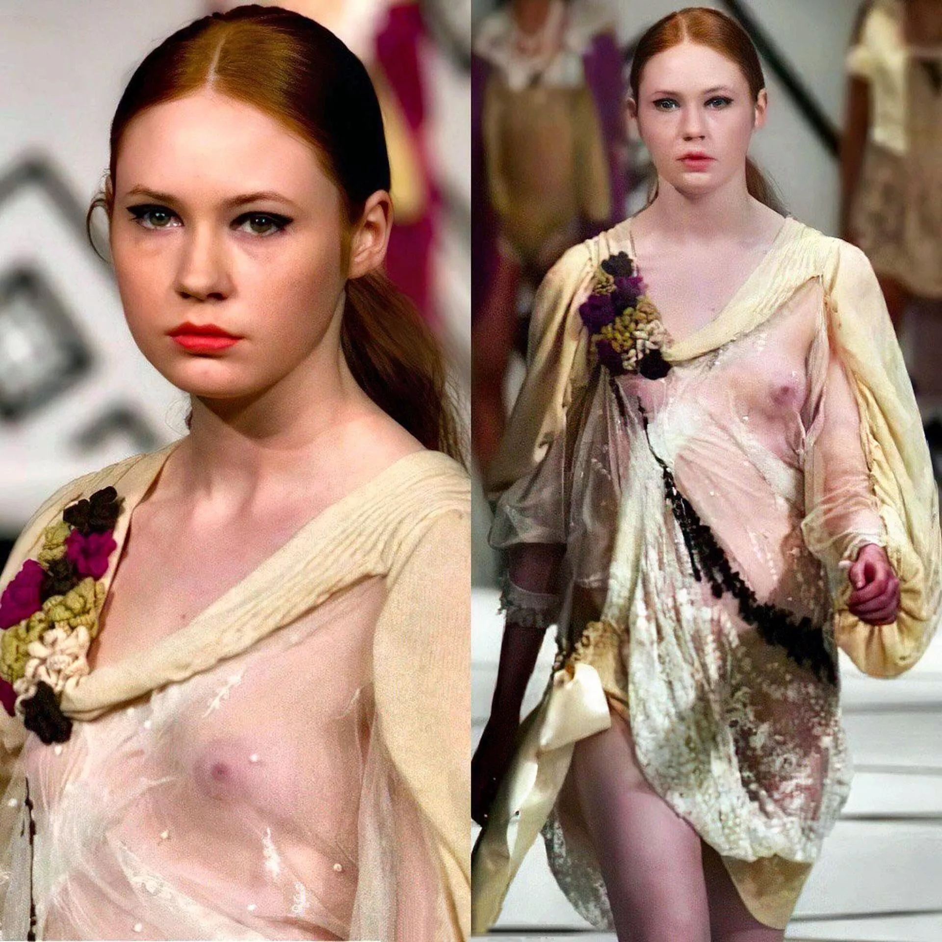 Karen Gillan modeling posted by VenomousCopy