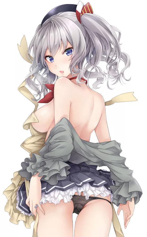 Kashima's clothes fly off her when she gets horny posted by Emissary_of_Yuggoth