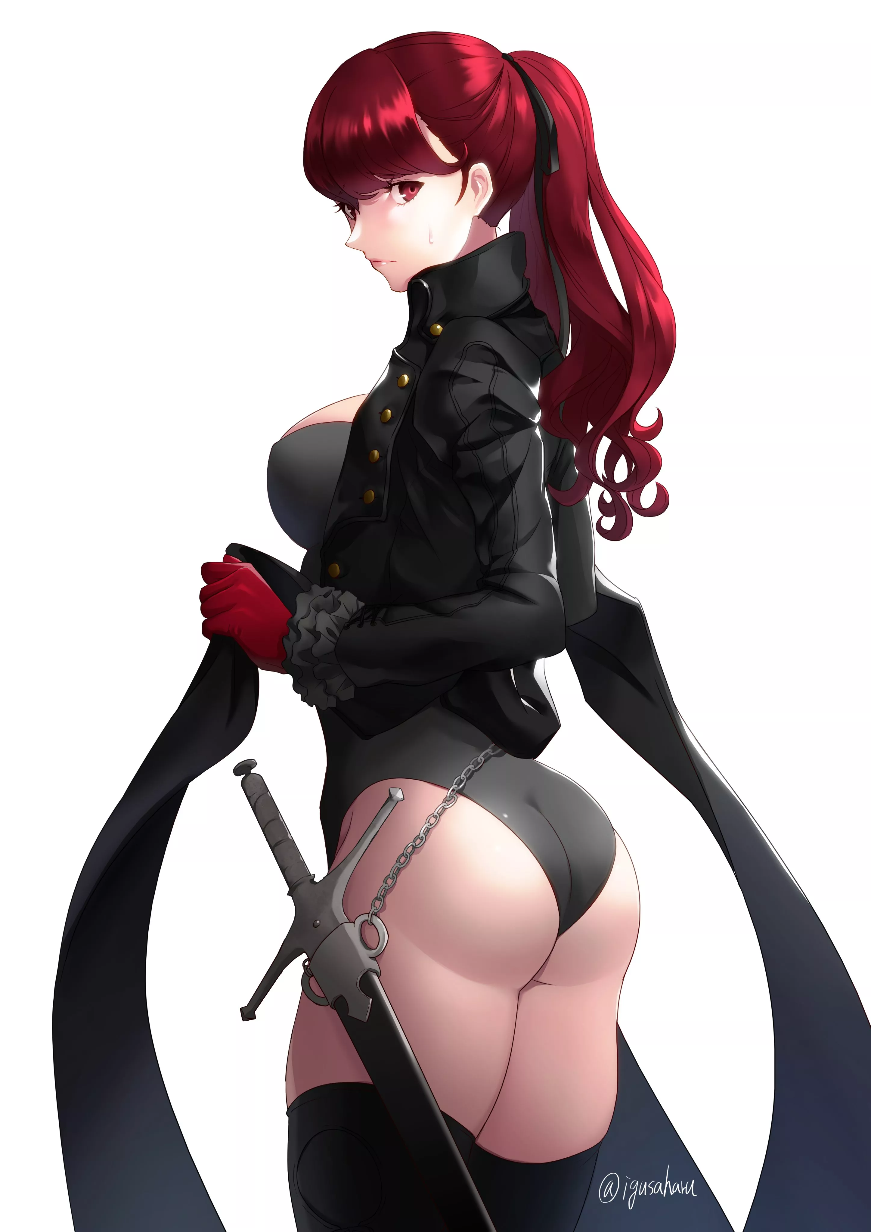 Kasumi Leotard Booty (Igusaharu) [Persona] posted by sequence_string