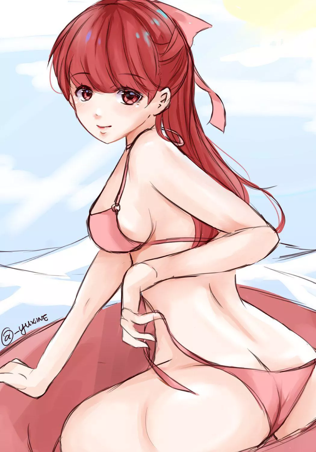 Kasumi wants to swim with you posted by funkierkong