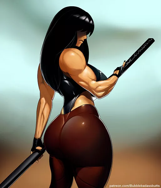 Katana warrior by BBadassButts posted by NekoNiiFlame