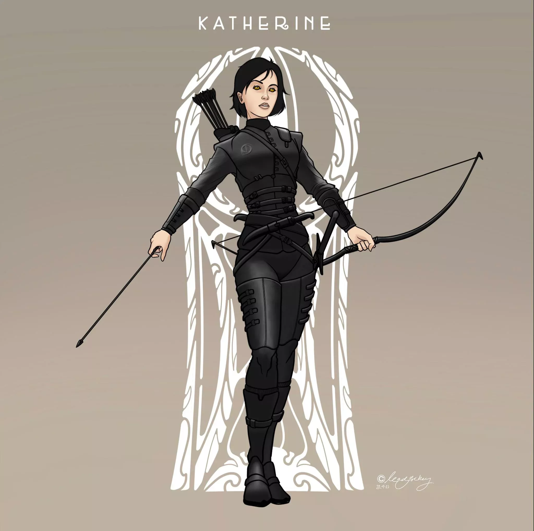 'Katherine, Rogue Assassin', Me Digital, 2021 posted by Leadjockey