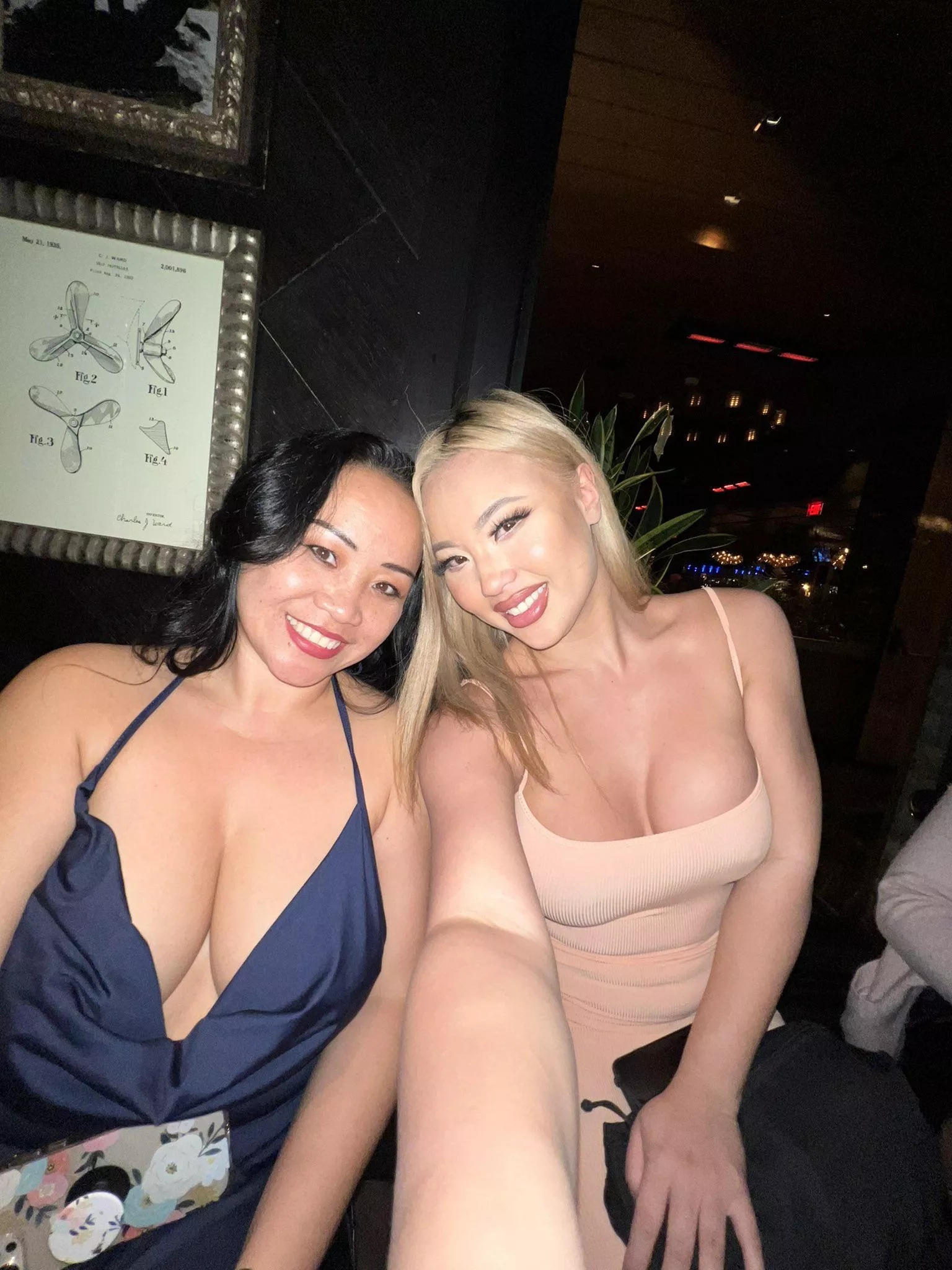 Kazumi and her mom at a bar trying to pick up a lucky young dude for them to fuck nudes GLAMOURHOUND
