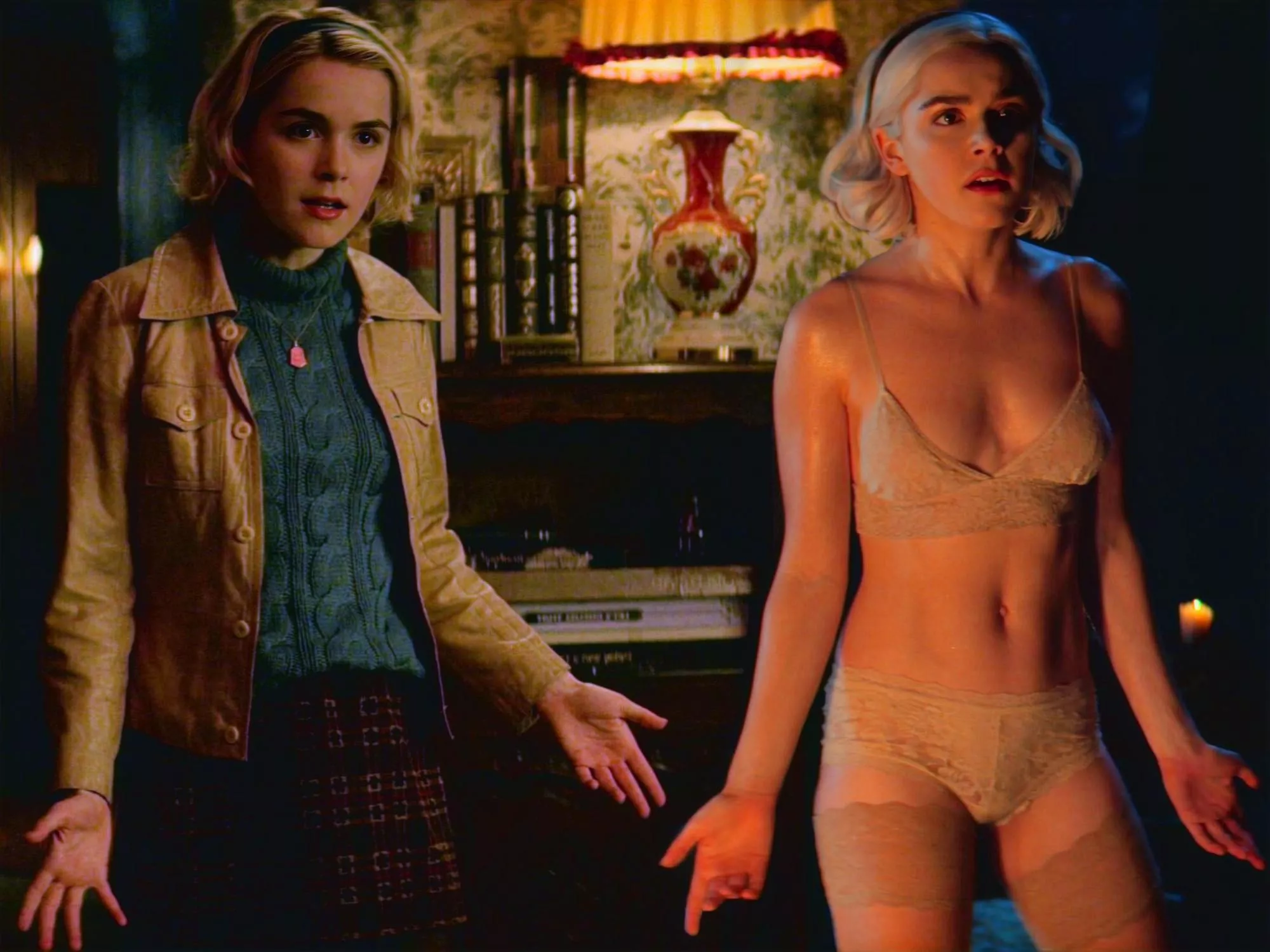 Kiernan Shipka, fully dressed and down to her undies posted by DreamMakerLabyrinth