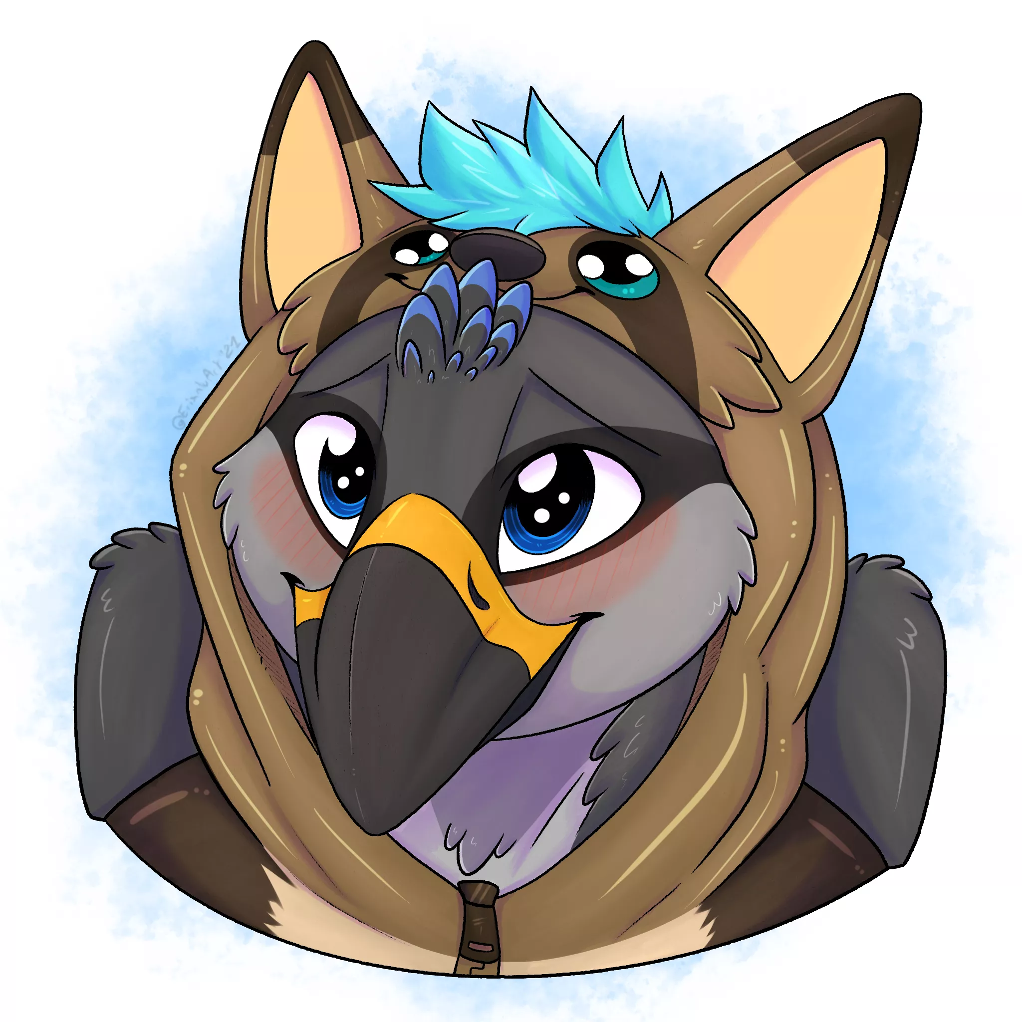 Kigurumi Icon (Art by @ErixaluArt on Twitter) posted by Zephosk