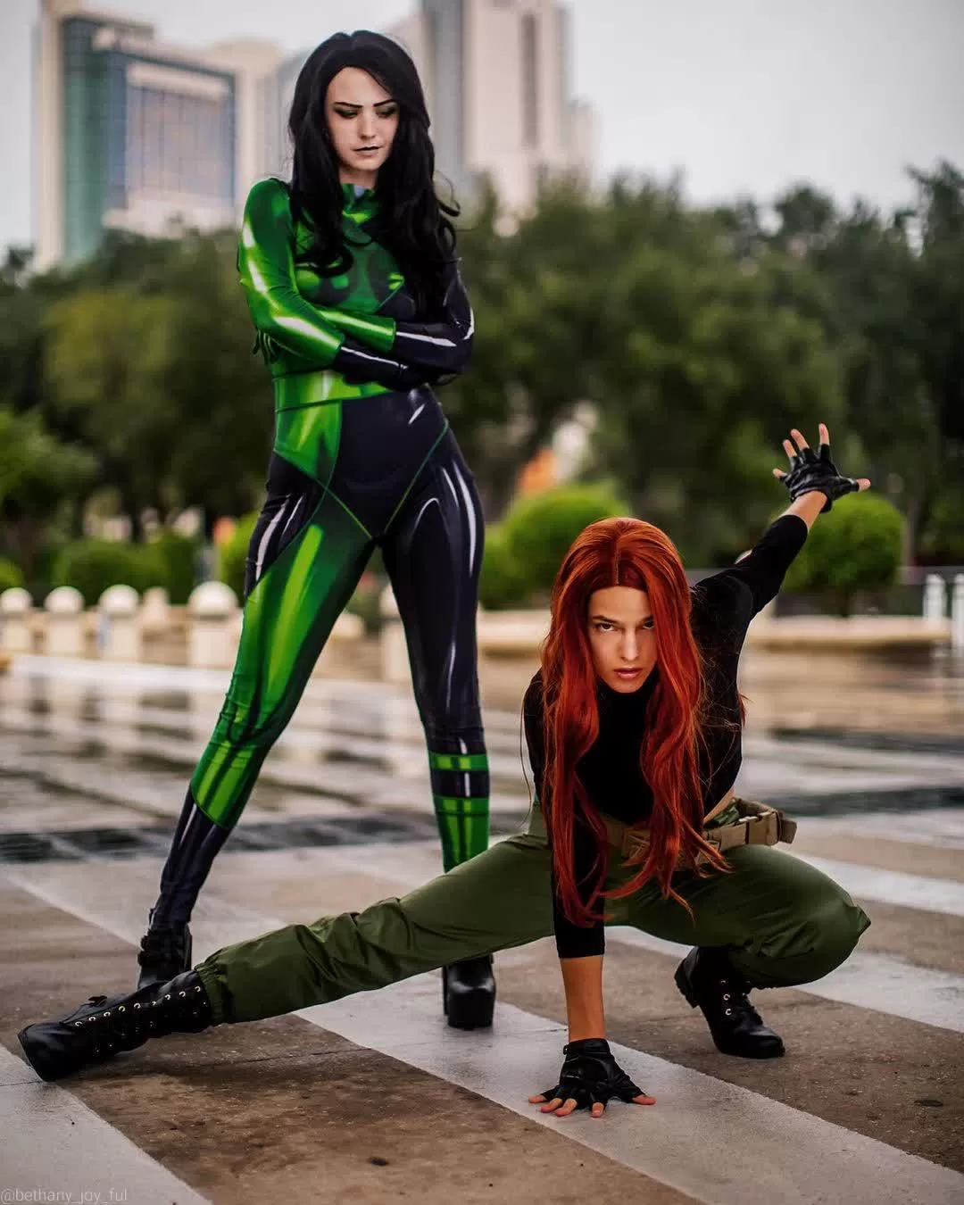 Kim Possible and Shego by Seattlesbeauty and Bethany Joy posted by RonyTobinson