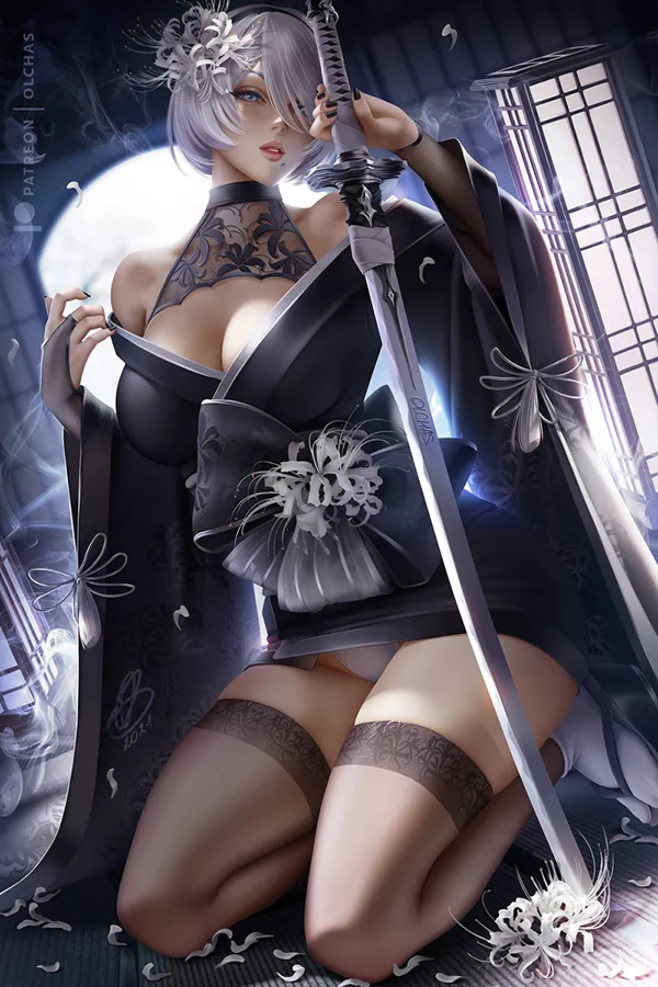 Kimono 2B (OlchaS) posted by CheetahSperm18